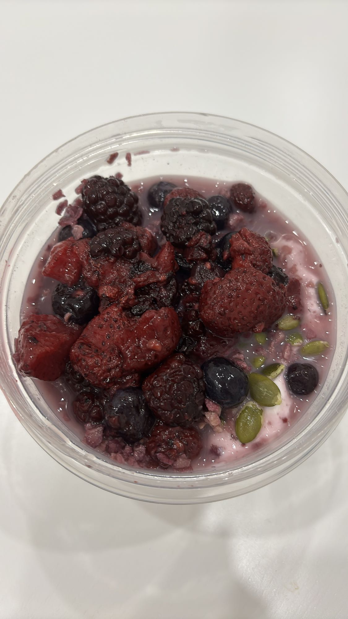 Yaourt aux fruits rouges