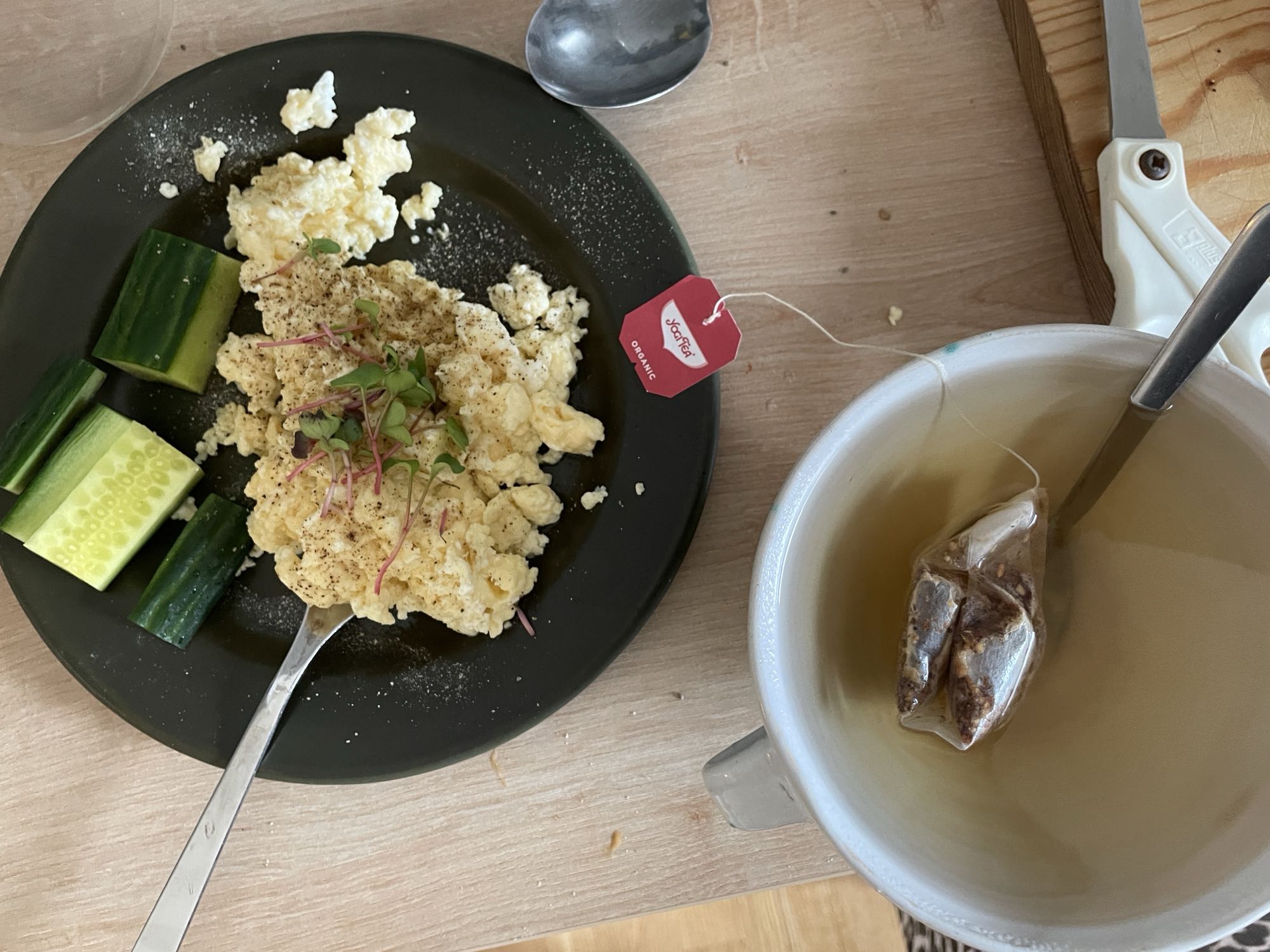 Scrambled Eggs Plate