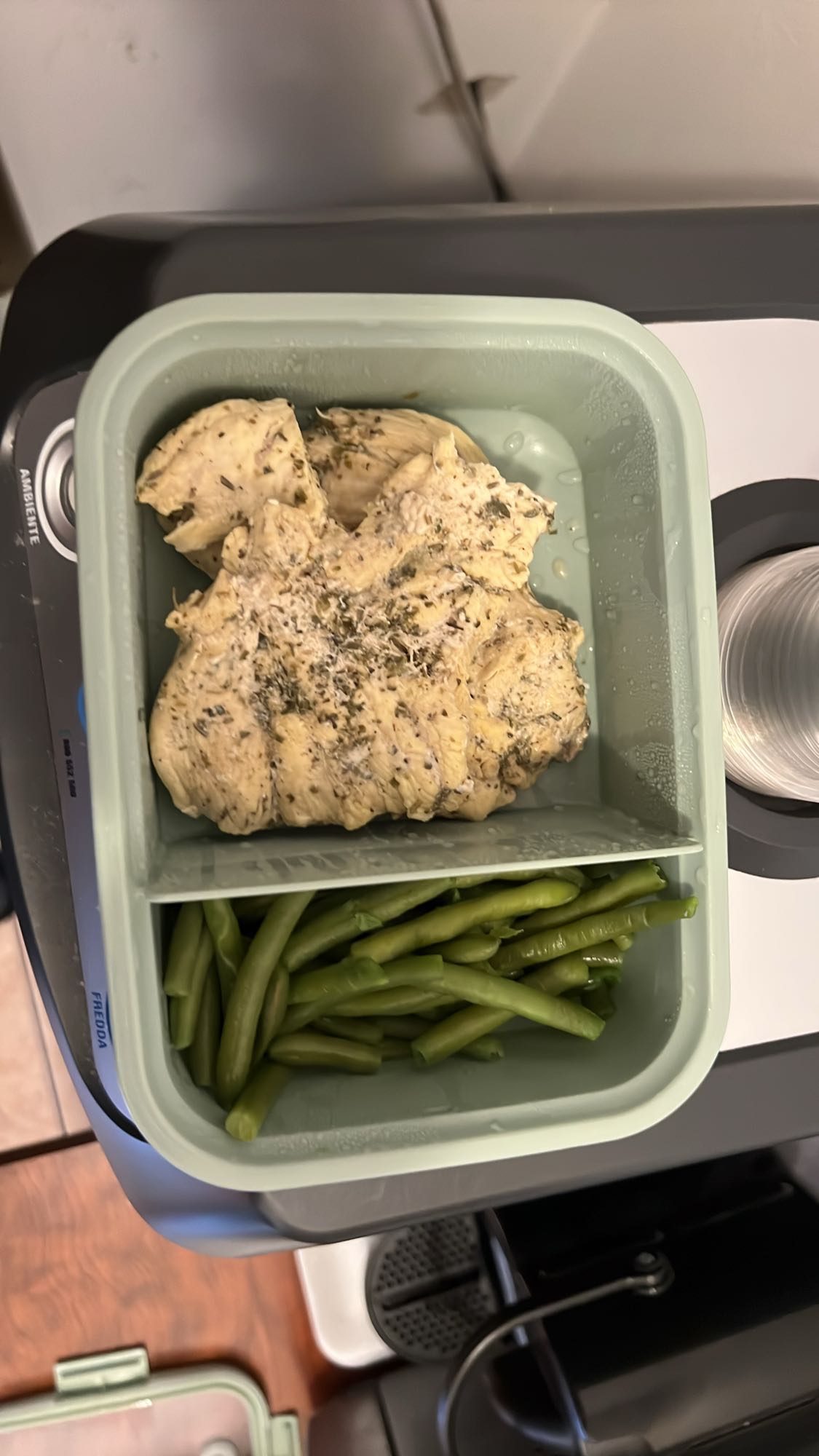 Pollo e fagiolini