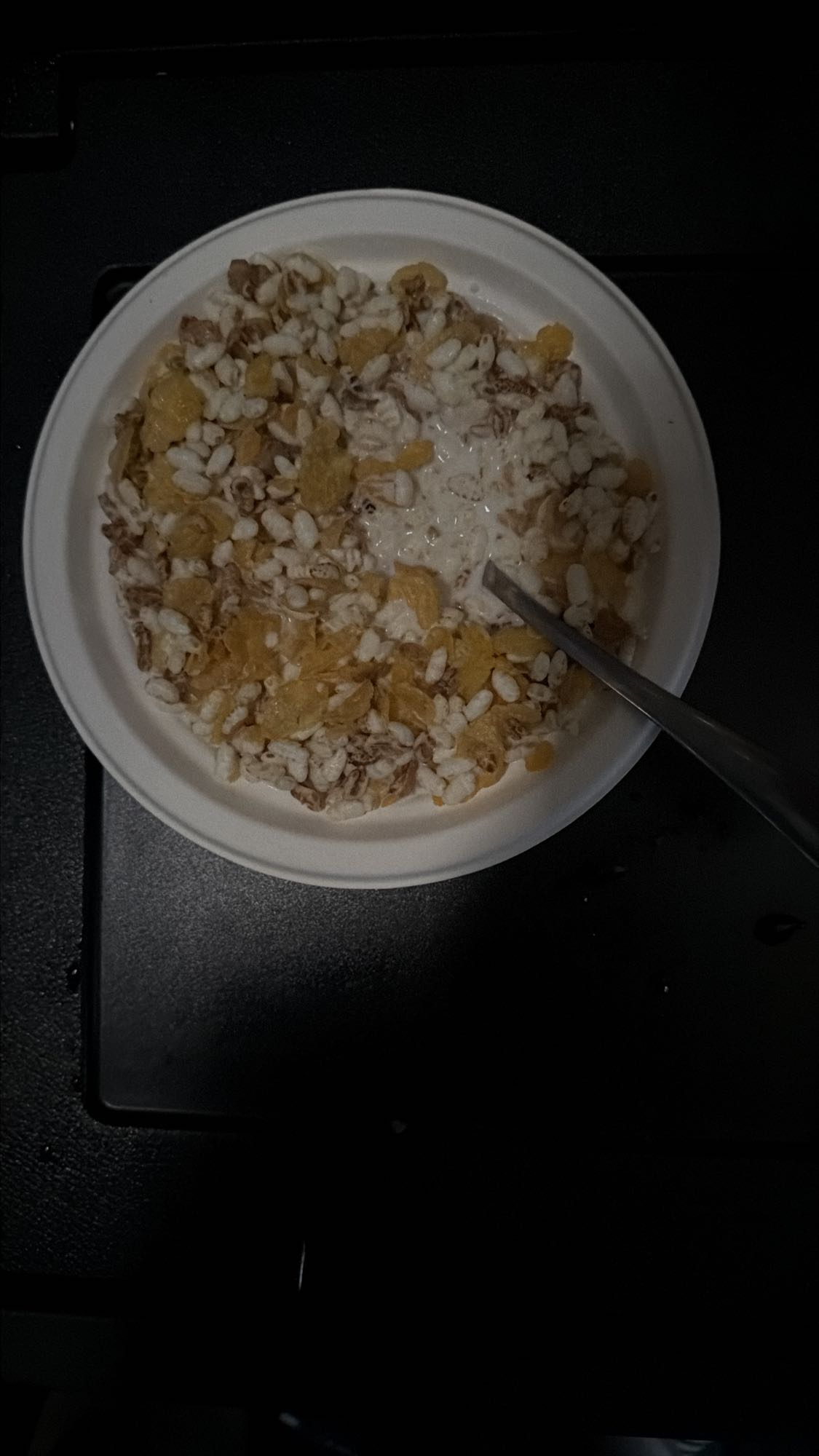 Lapte cu musli si portocala