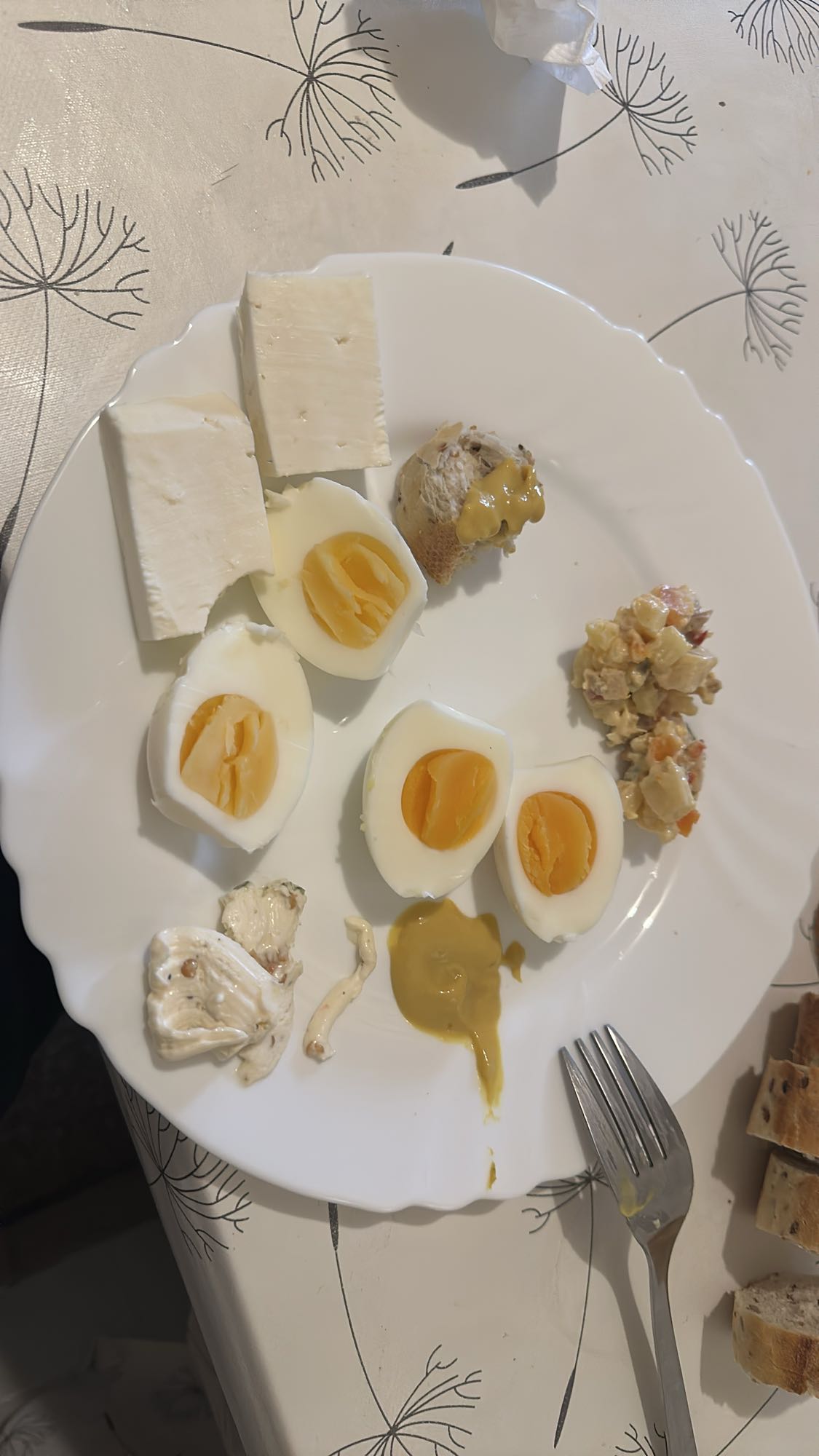 Eggs Cheese Plate