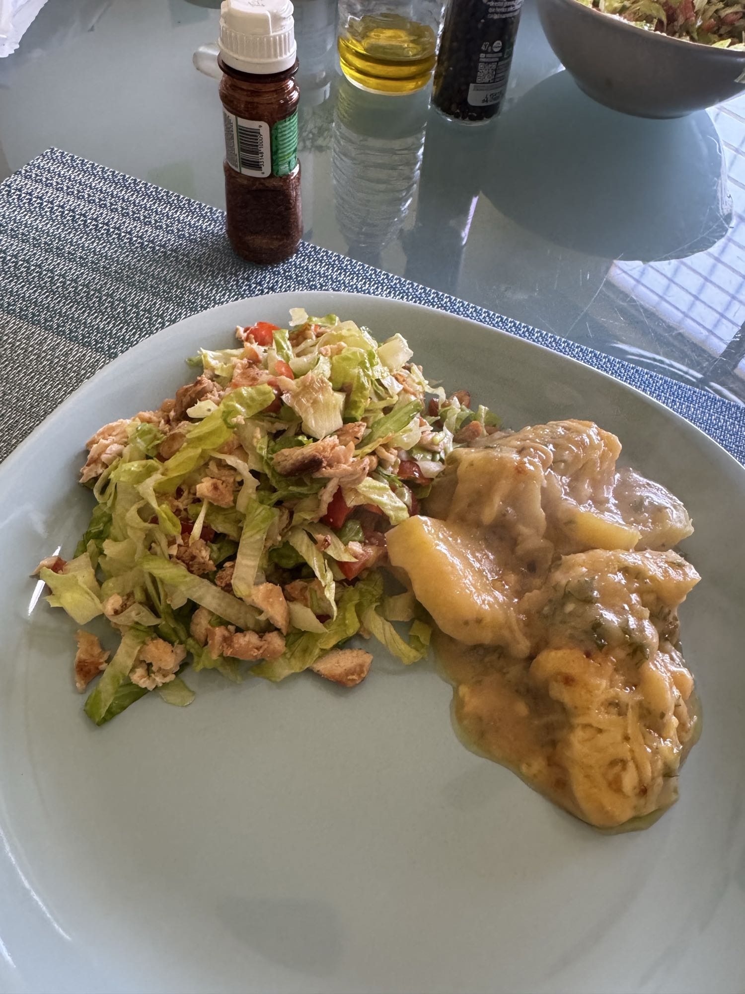 ensalada con pollo