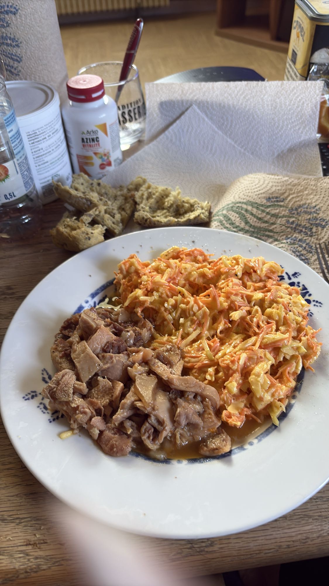 Tripes et salade crémeuse