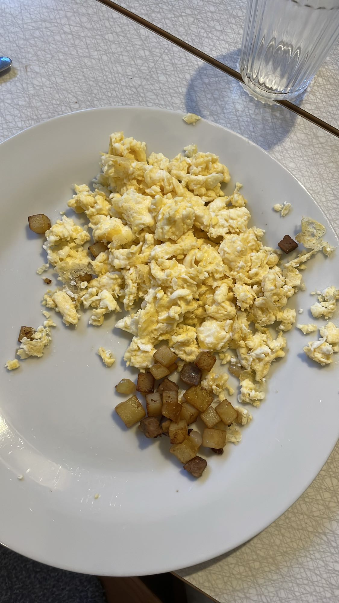 Äggröra med potatis