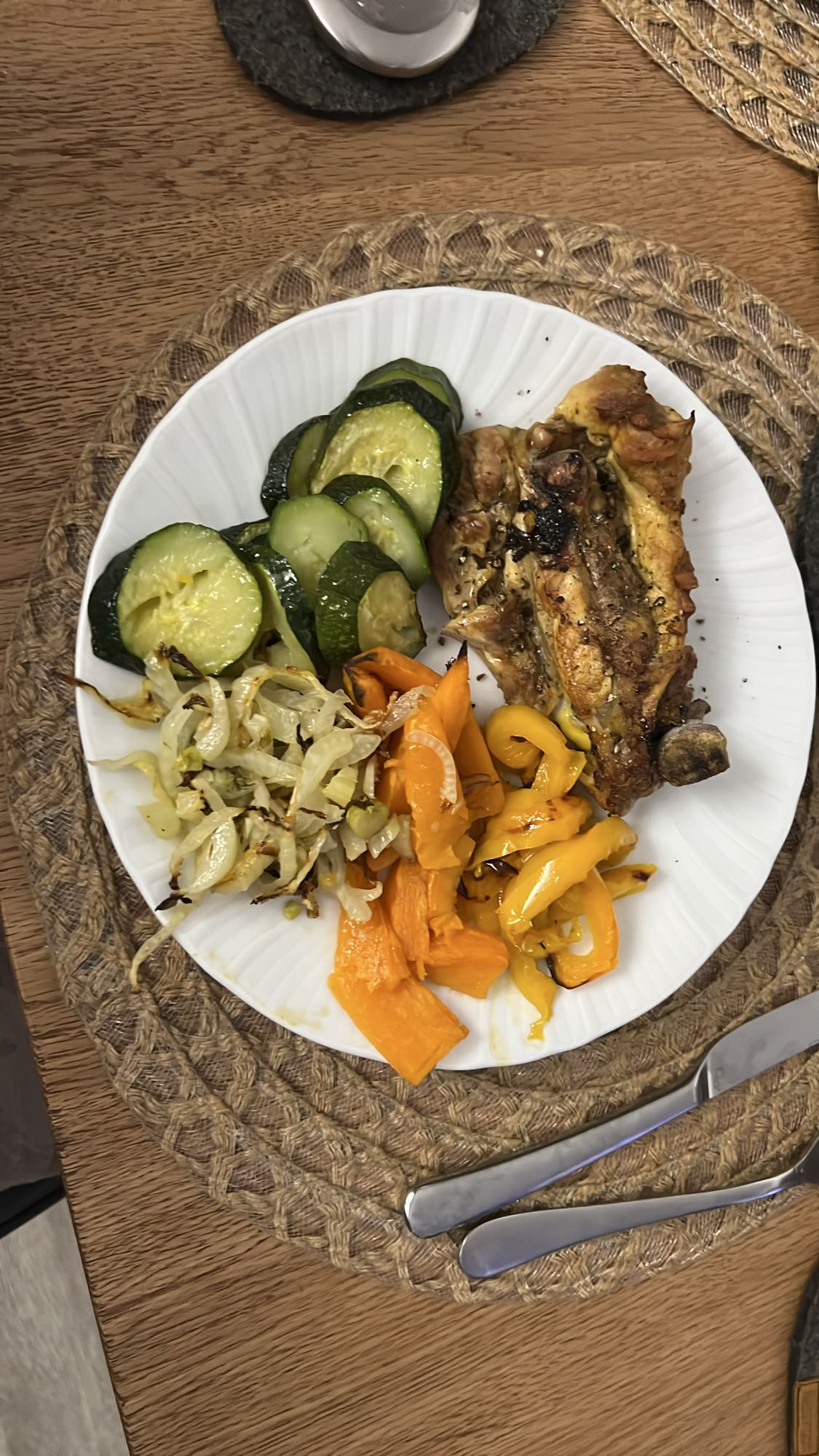 Pollo e verdure