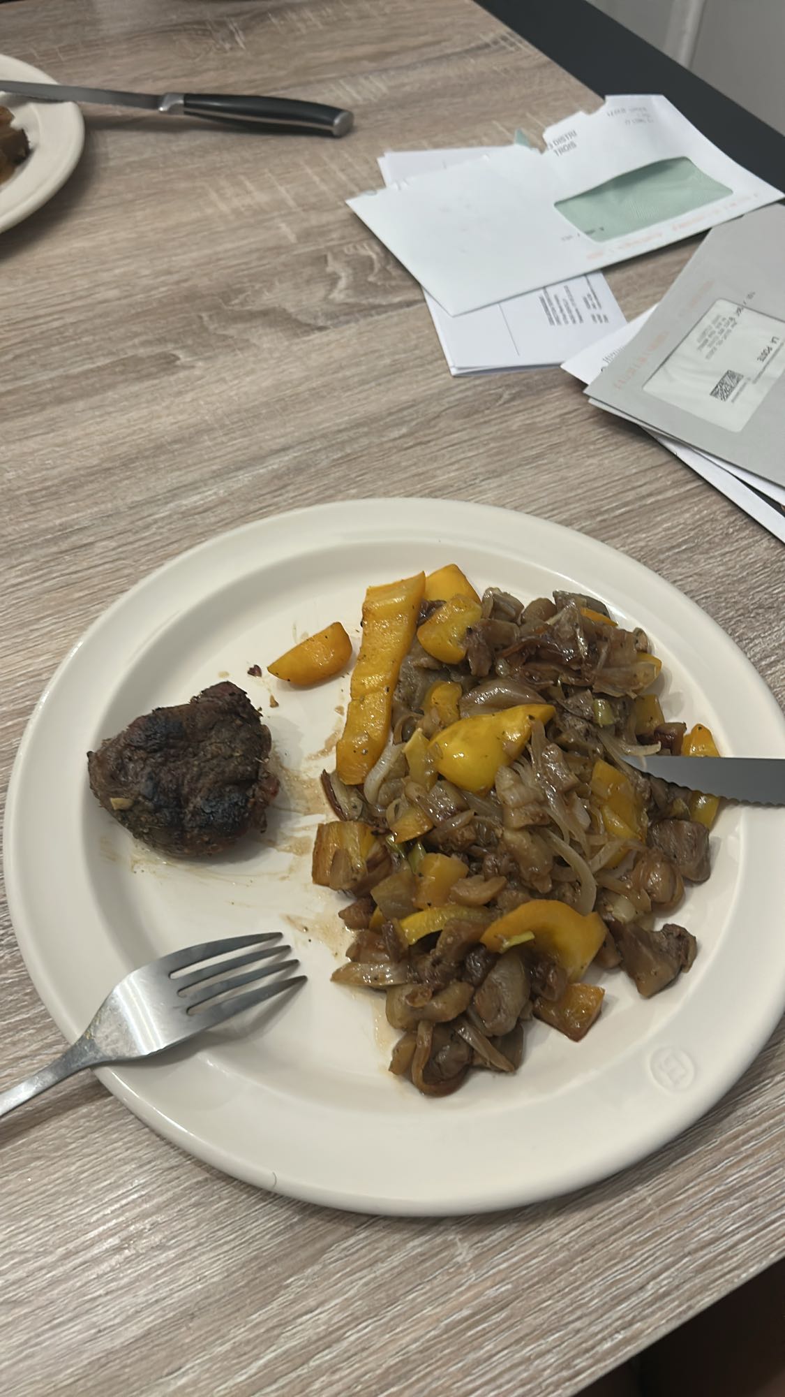 Bœuf et légumes sautés
