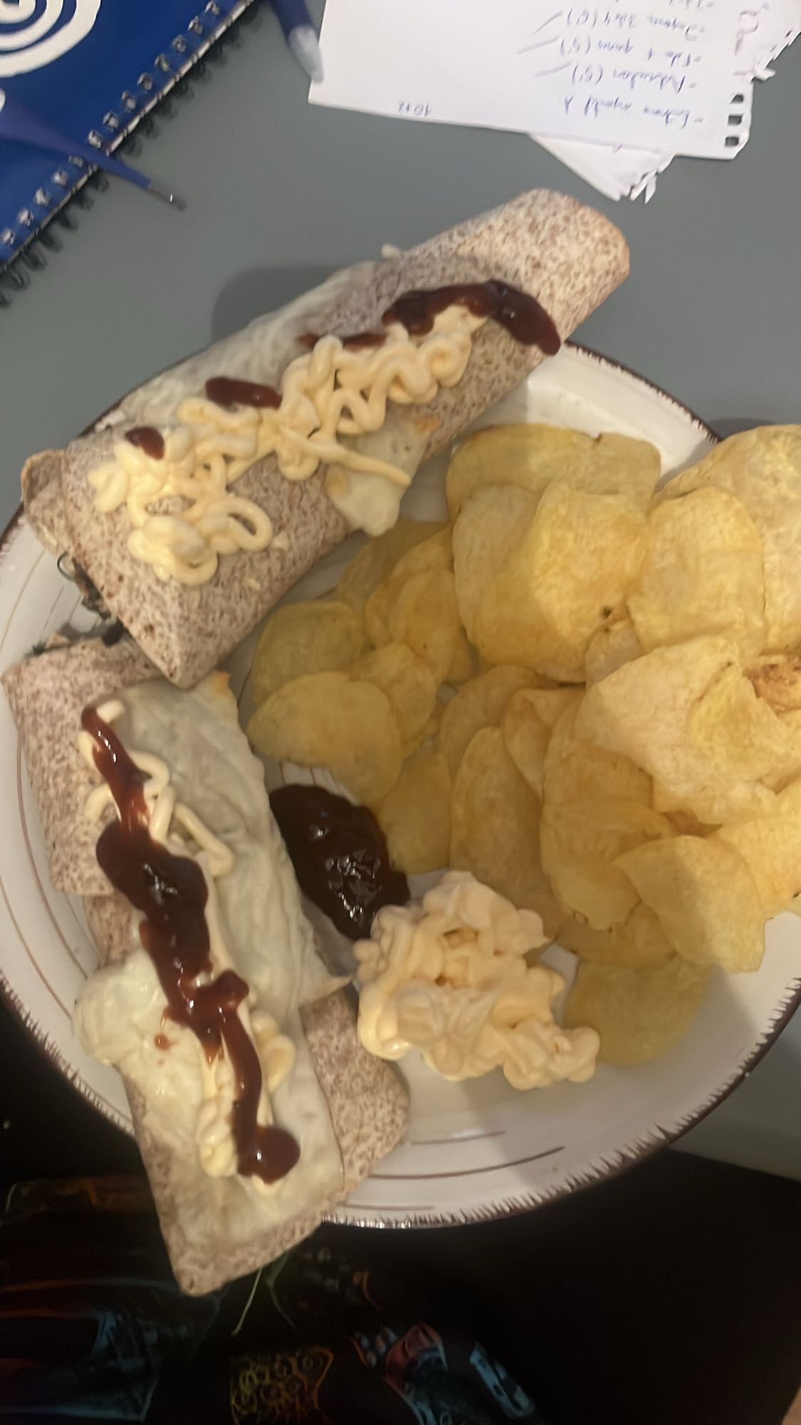 wraps con papas