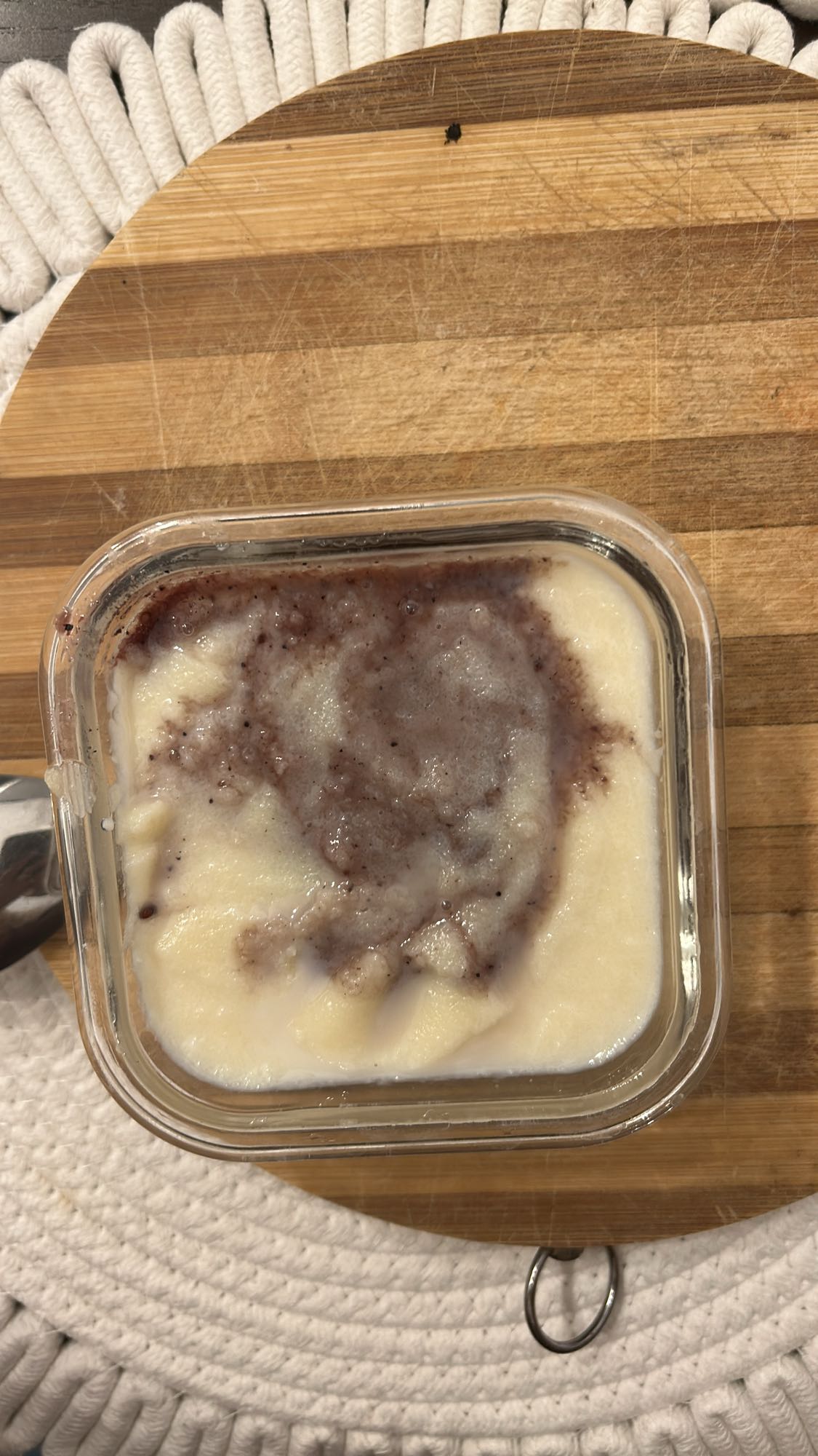 Griș cu lapte și dulceață