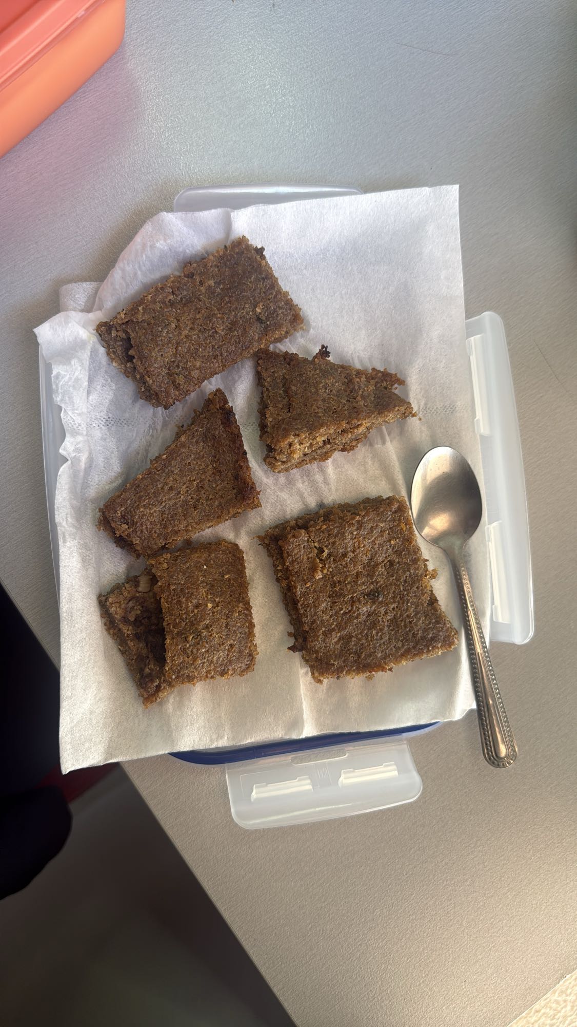 Brown Cake Slices