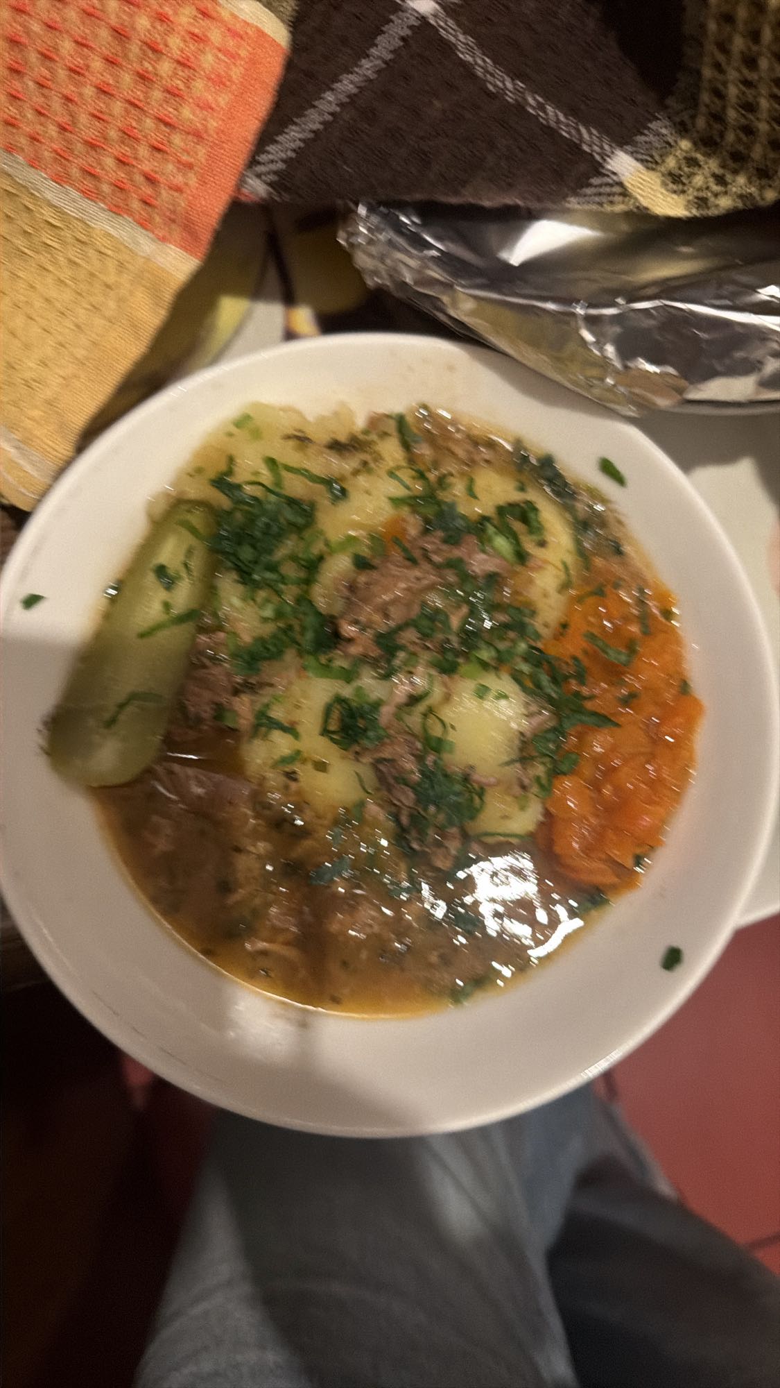 Gulasz z ziemniakami