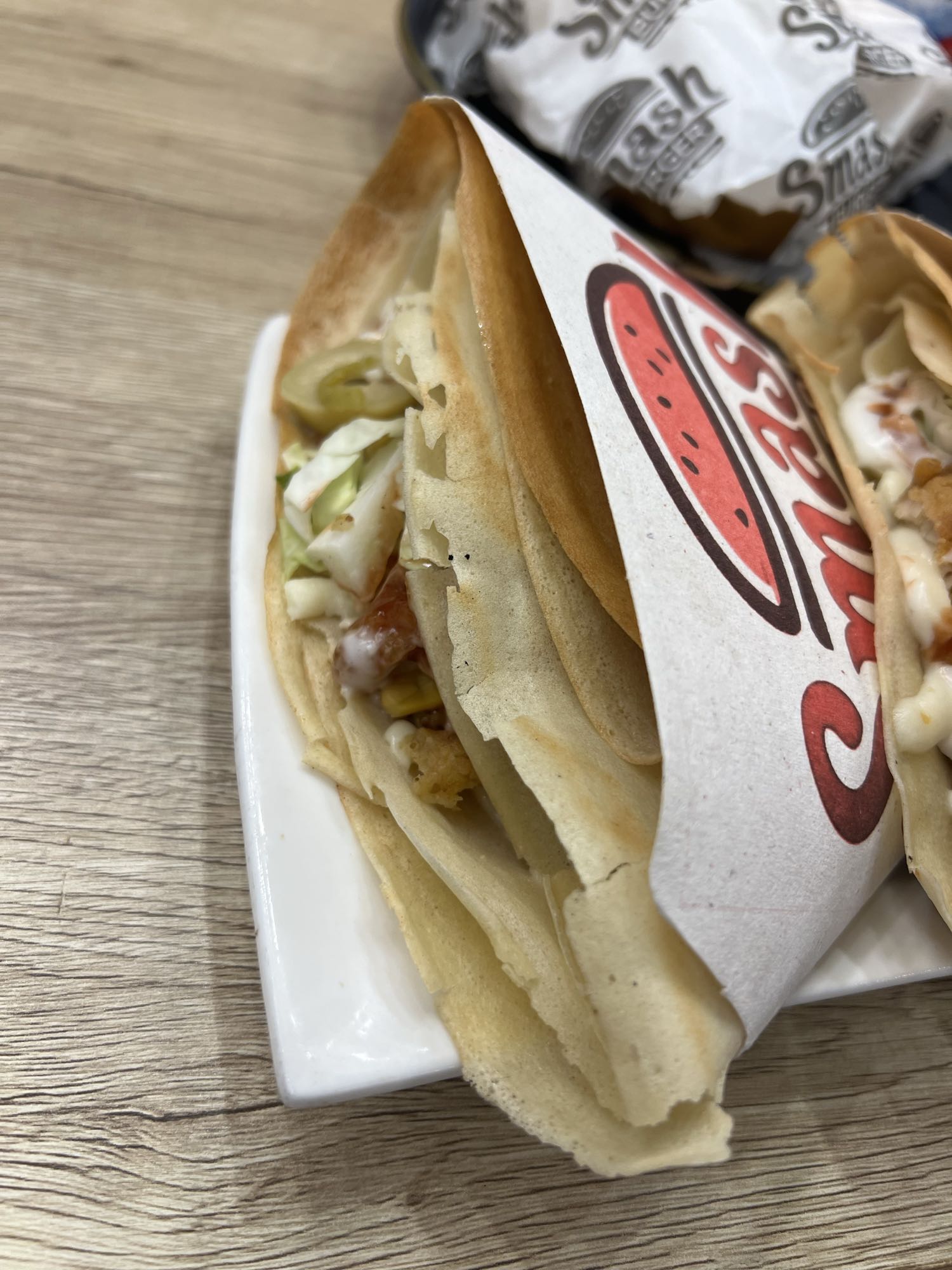 Chicken Crepe Wraps