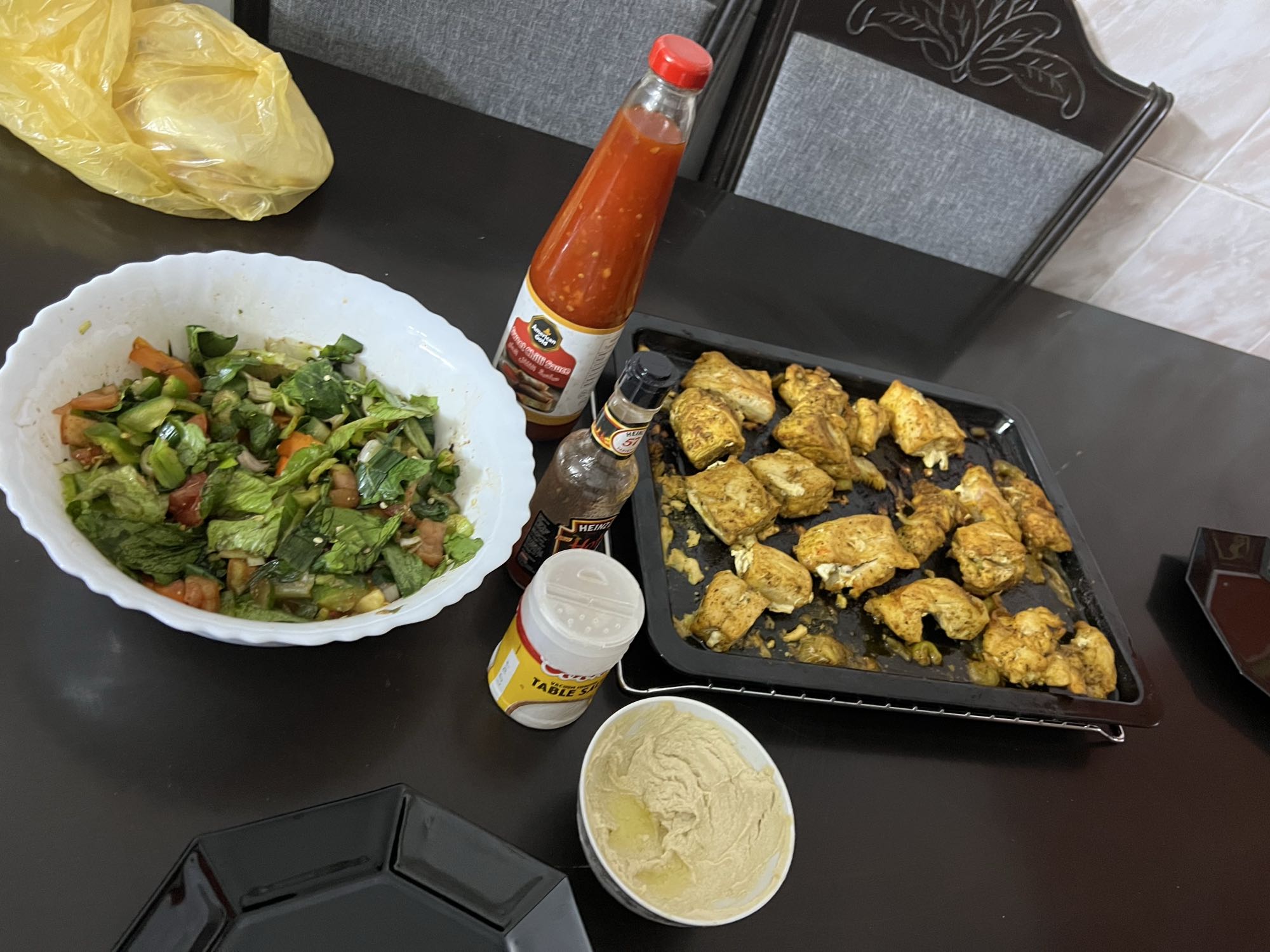 Chicken Salad with Hummus