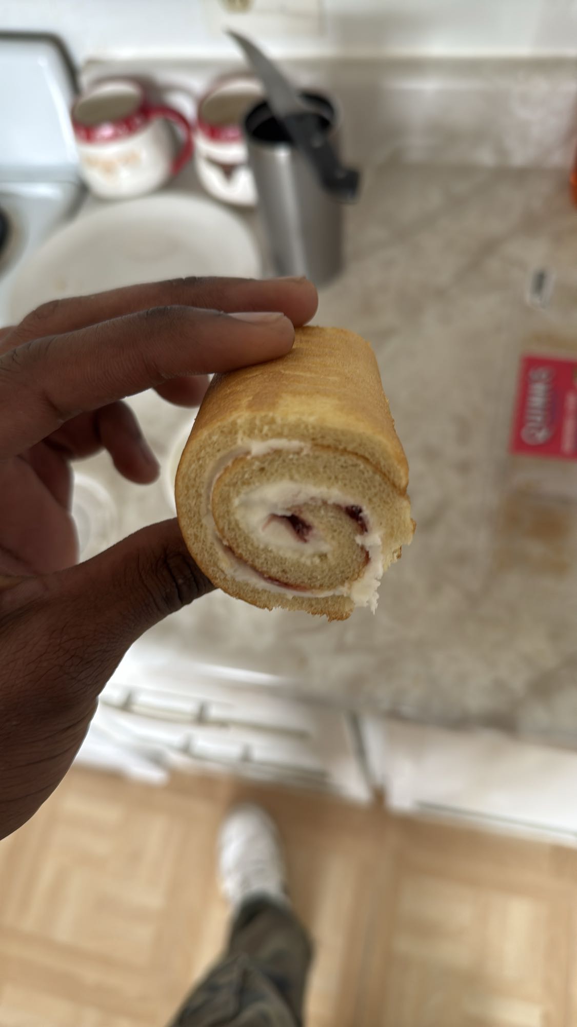 gâteau roulé à la crème