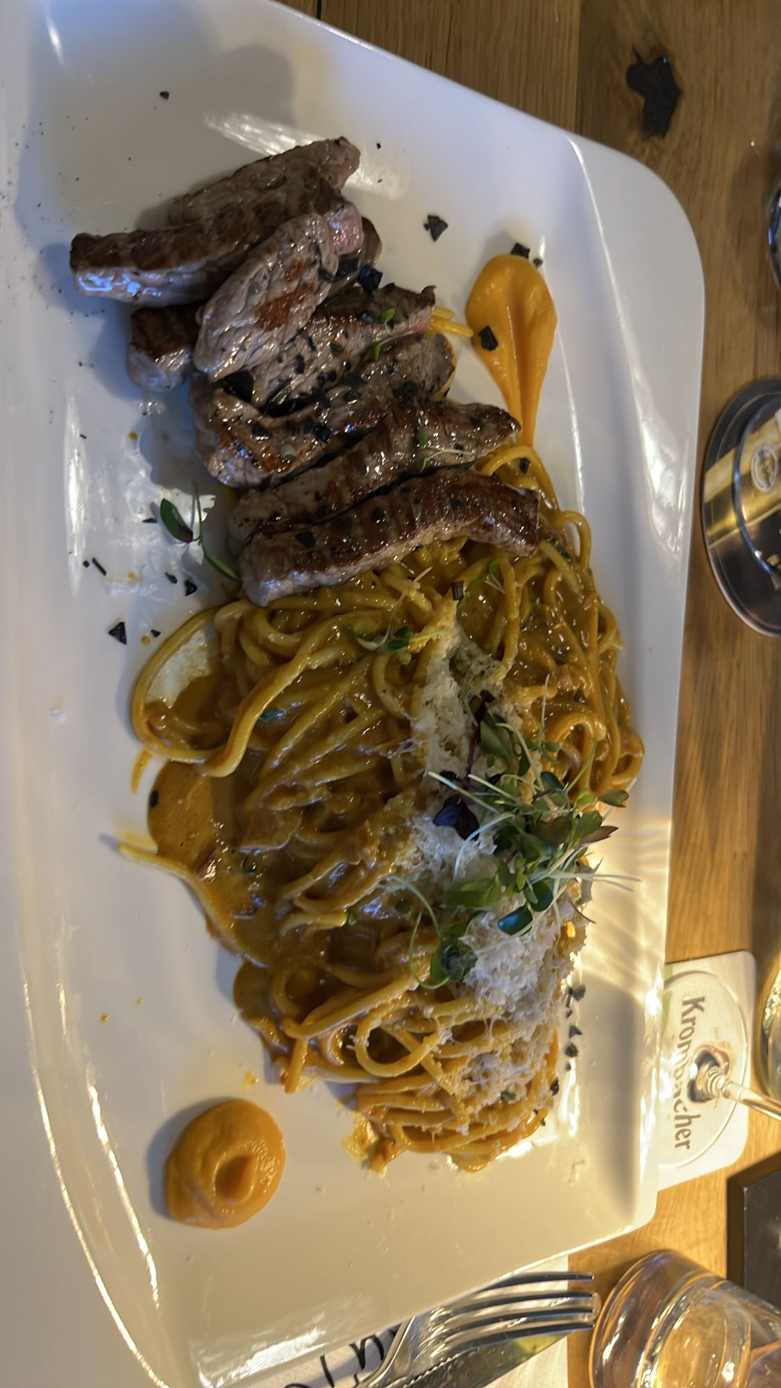 Pasta mit Rindfleisch