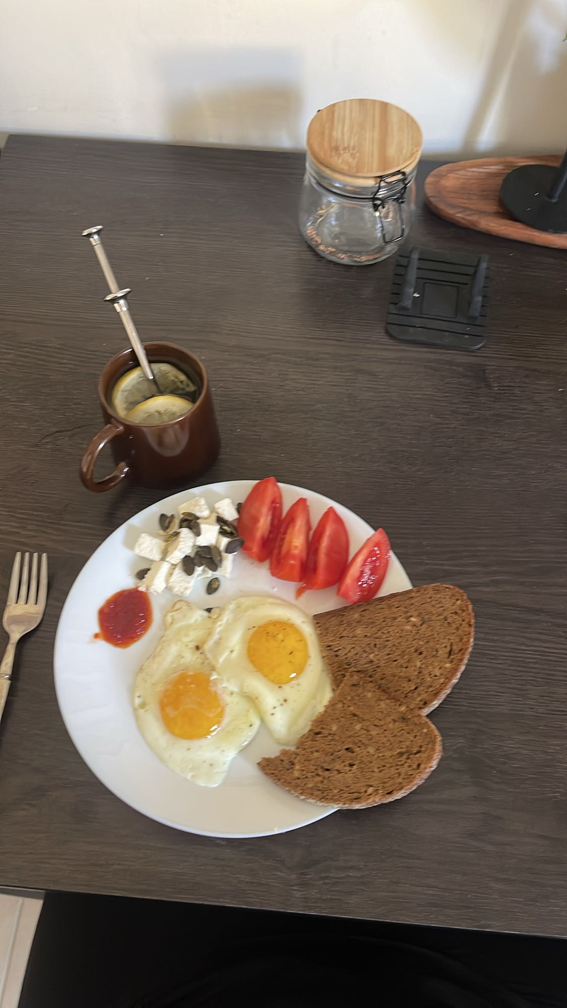 Завтрак с яйцами