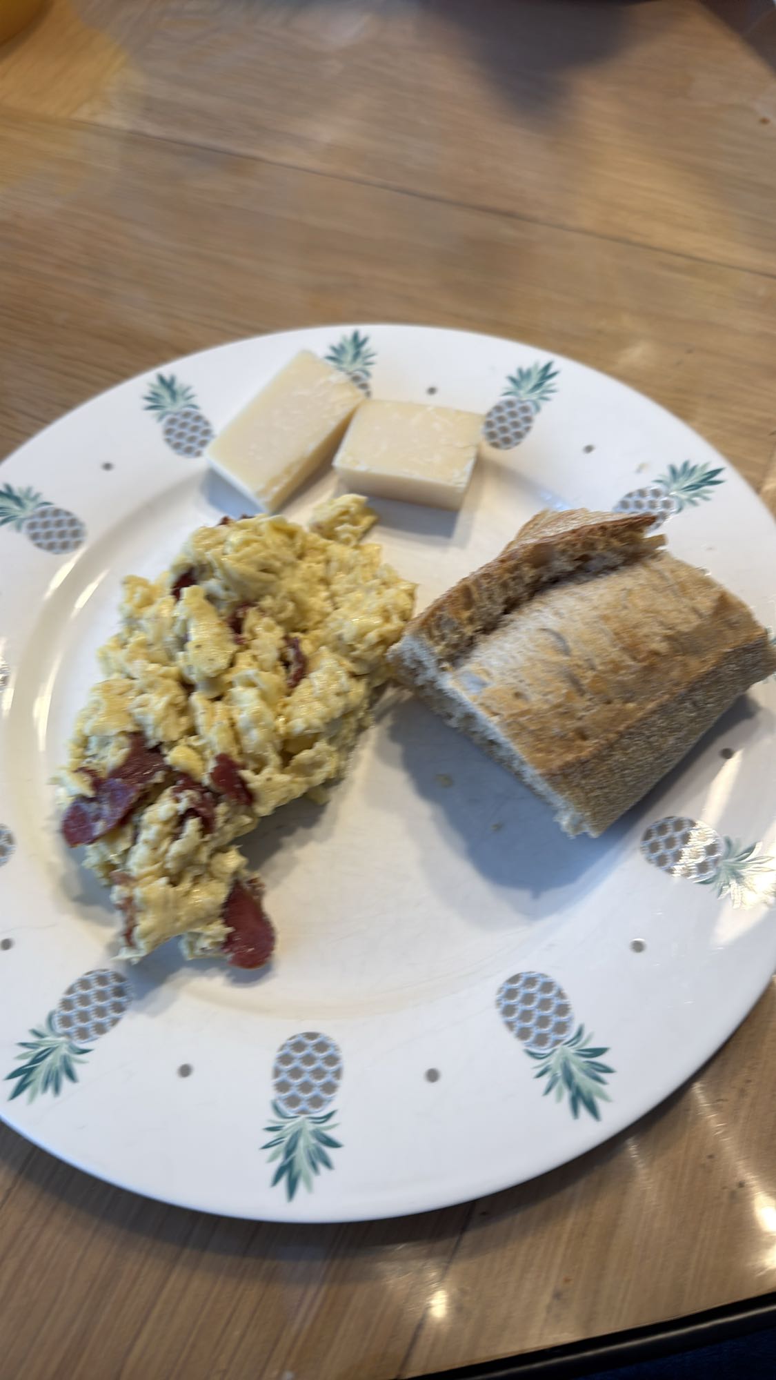 Scrambled Eggs Plate