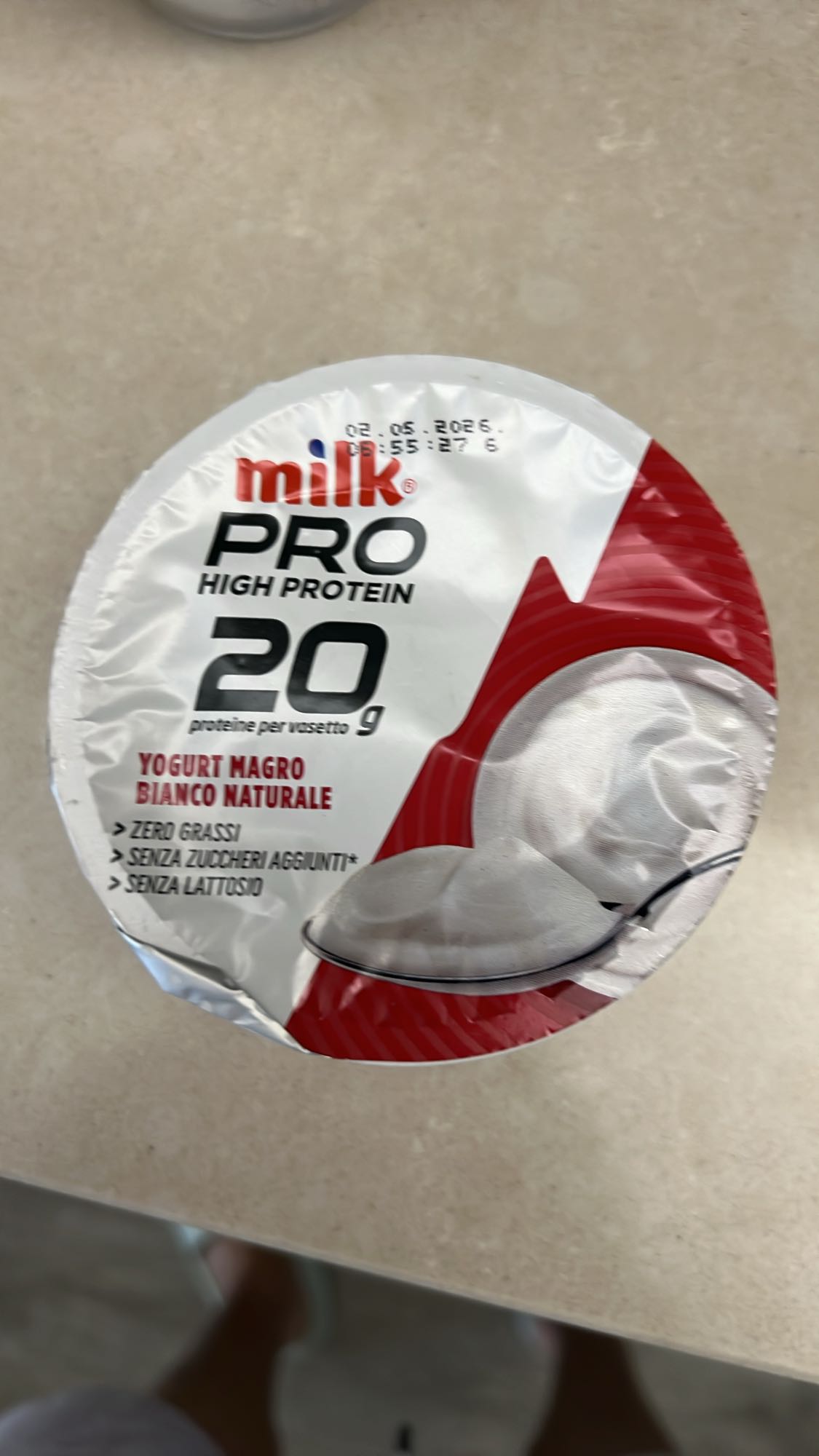 Yogurt magro proteico