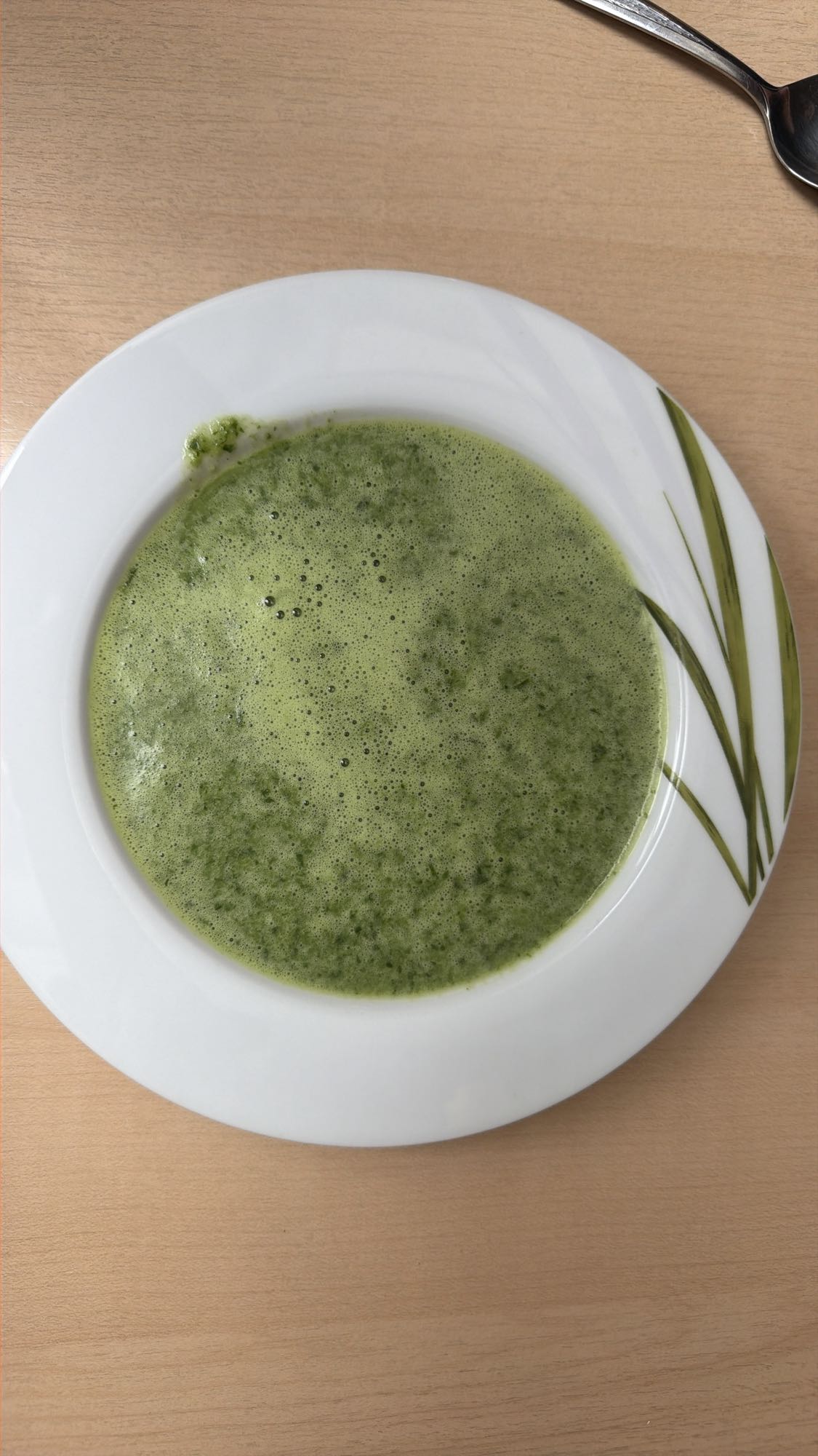 Grüne Cremesuppe