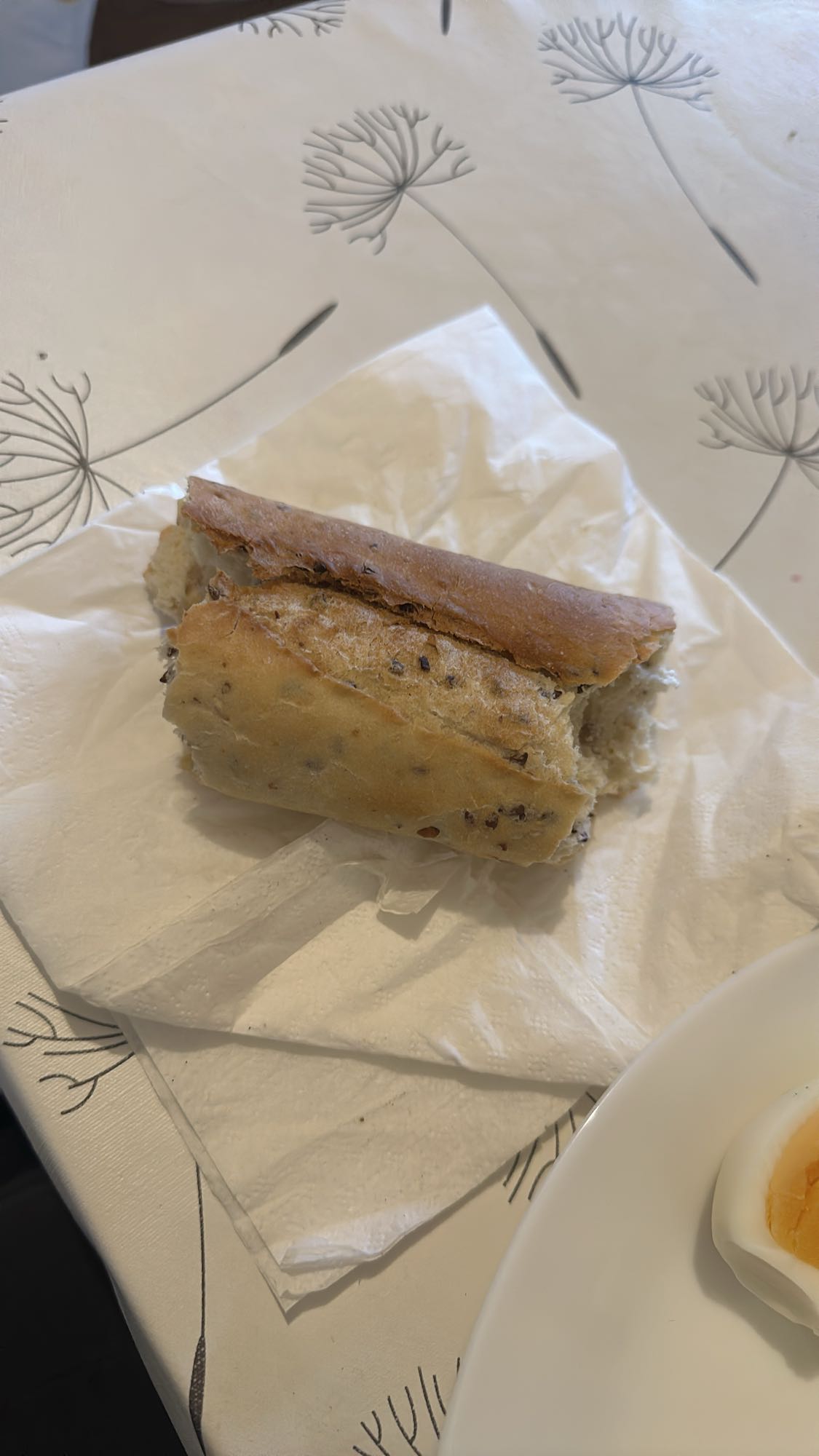 Seeded Bread Piece