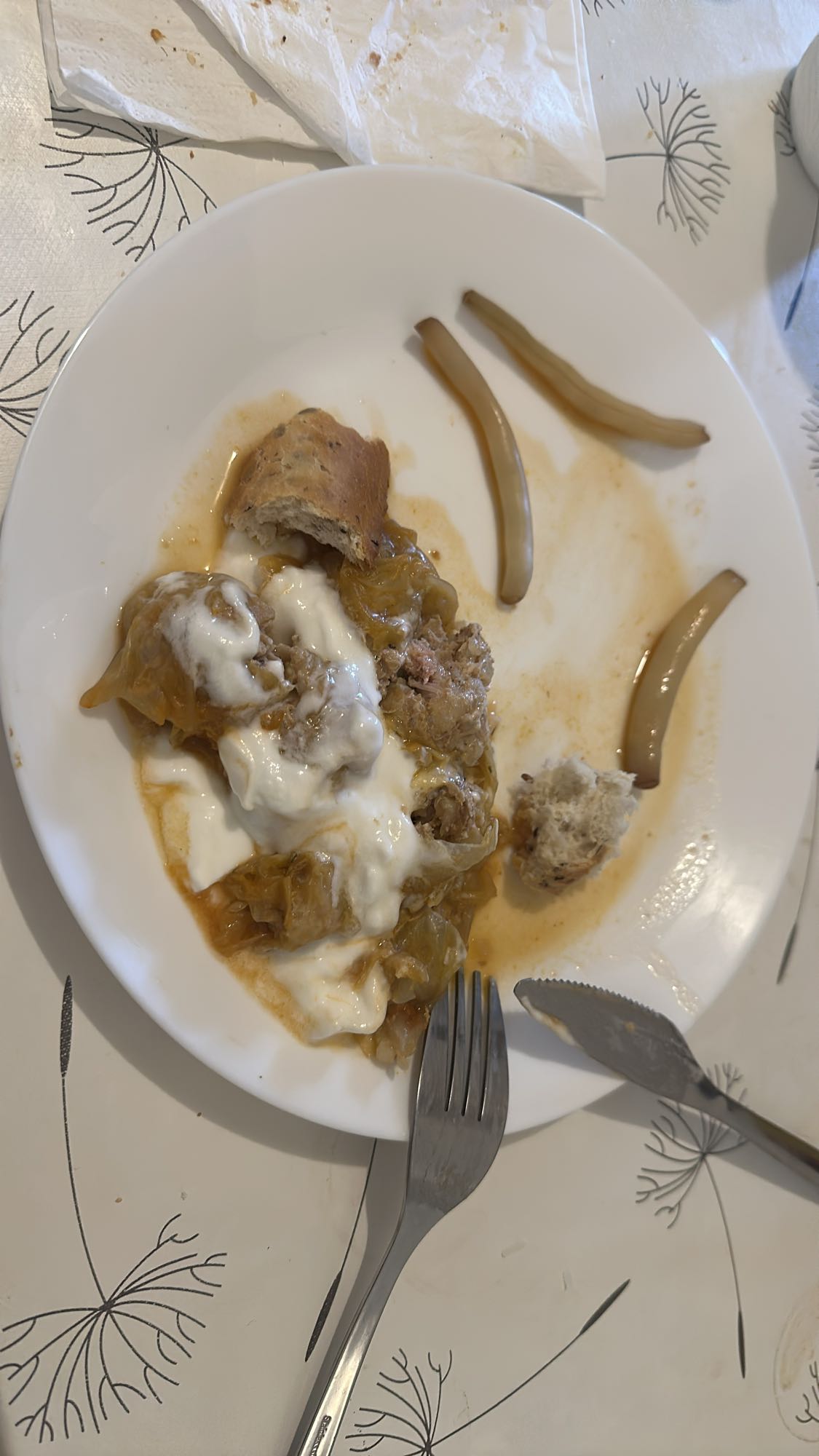 Stuffed Cabbage Plate