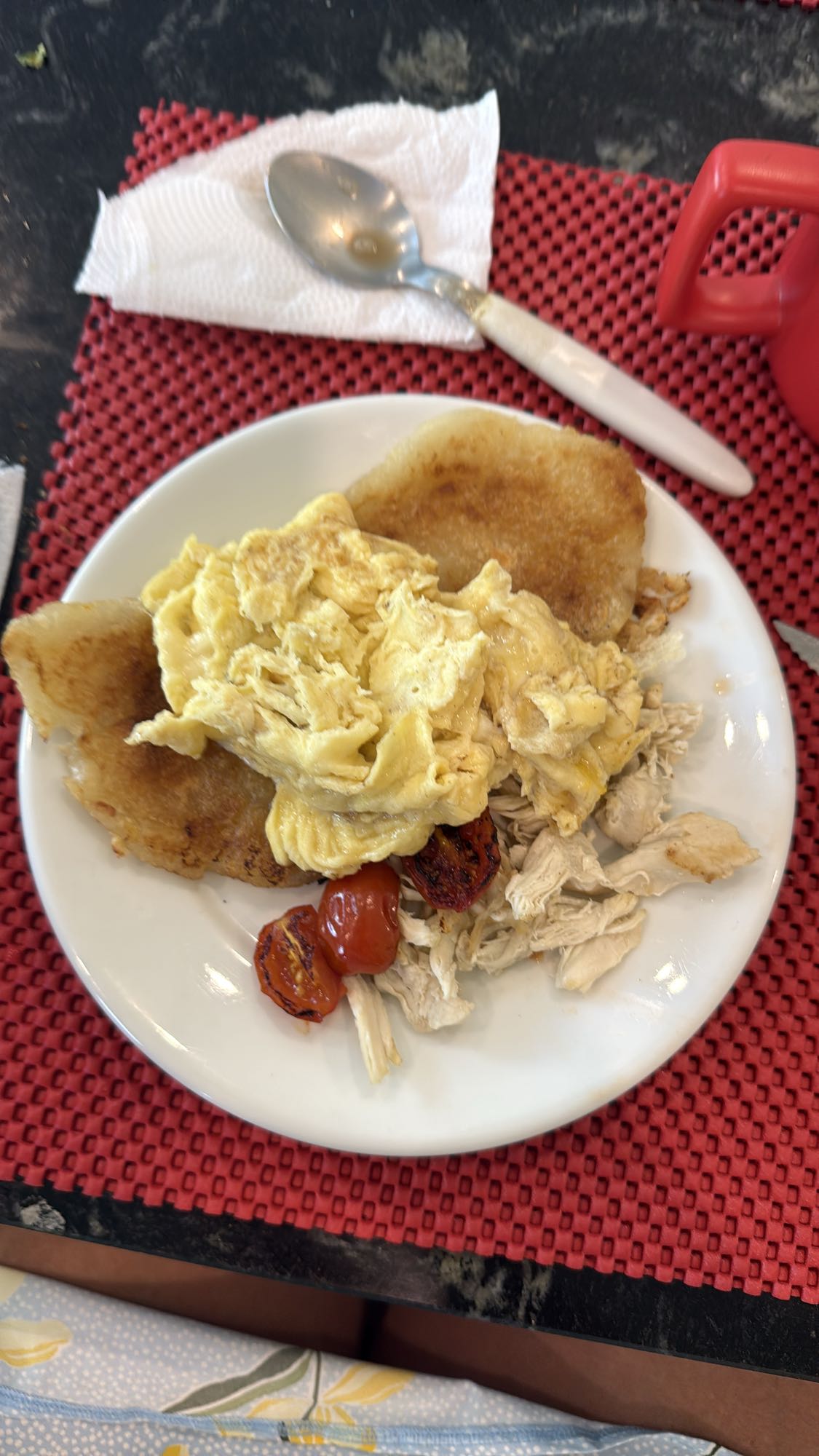 Scrambled Eggs Plate
