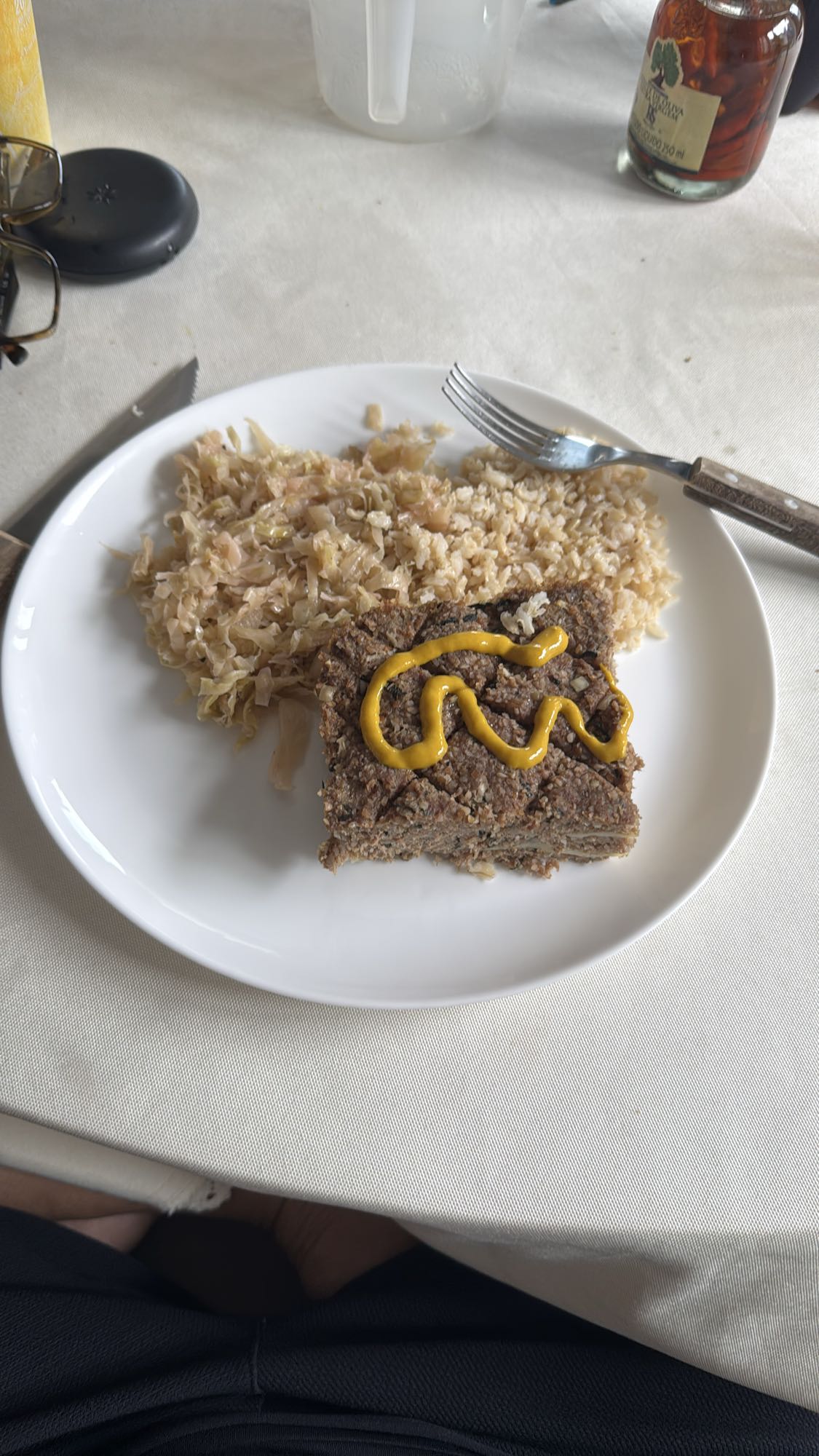 bolo de carne com arroz