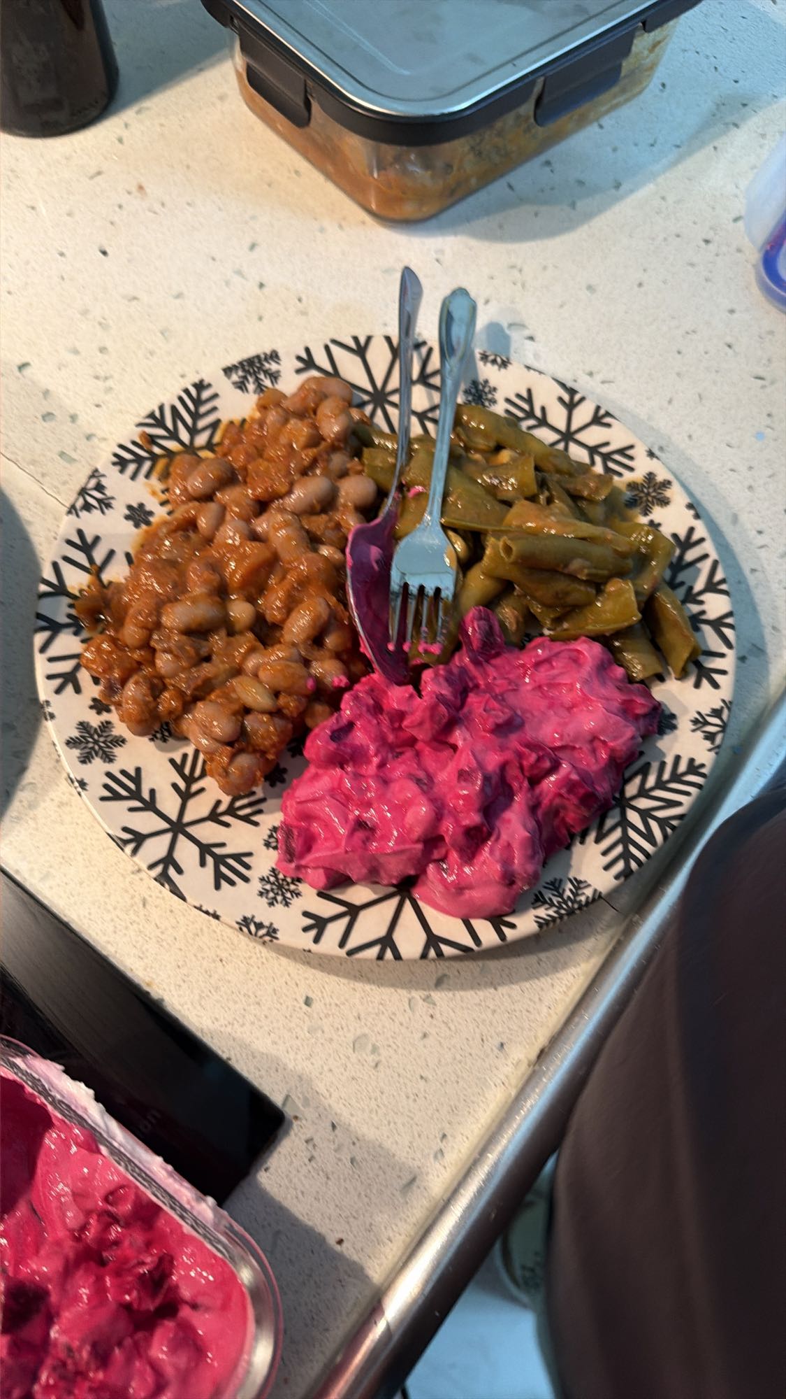 Barbunya ve Pancar Salatası