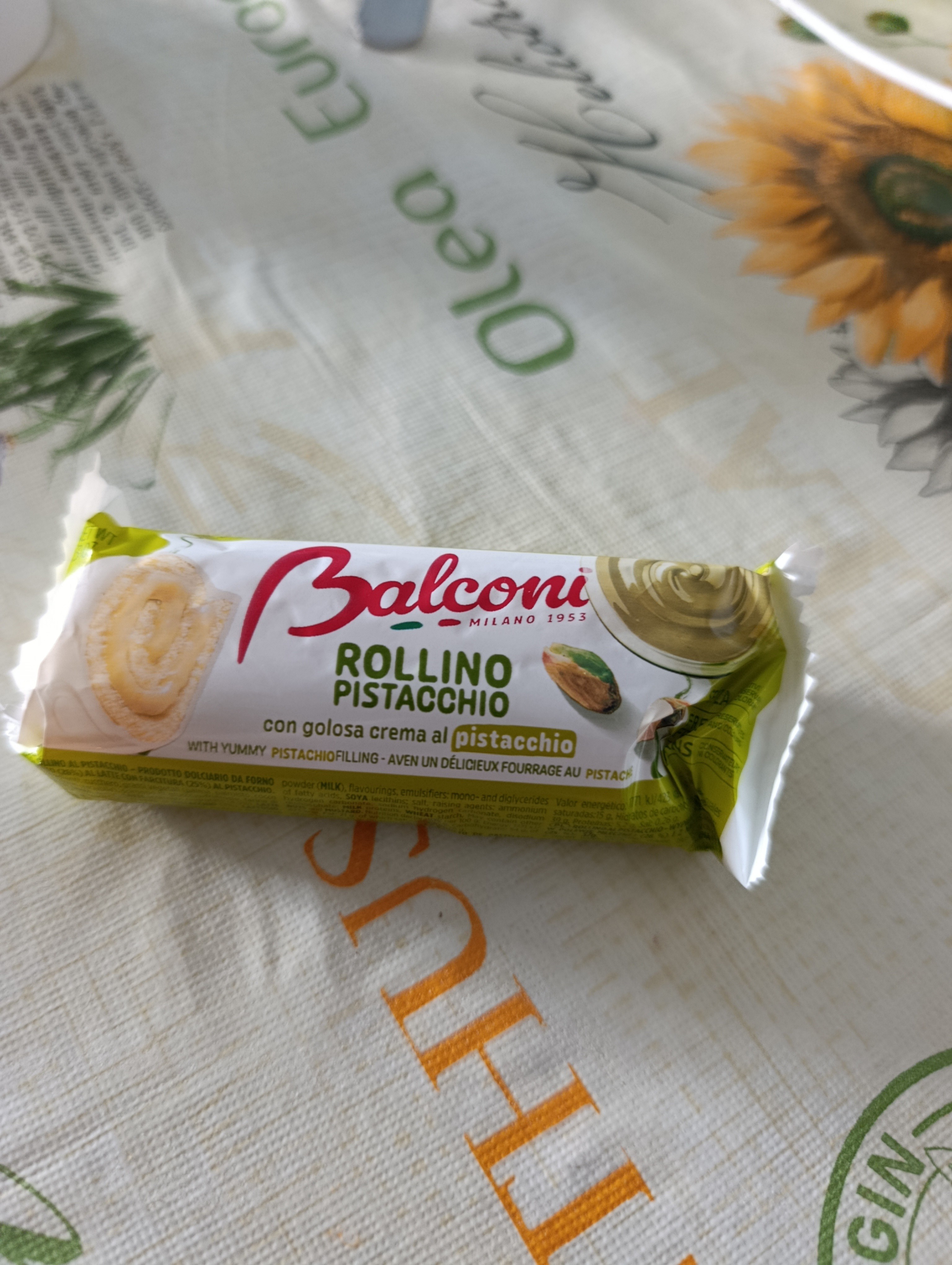rollito de pistacho