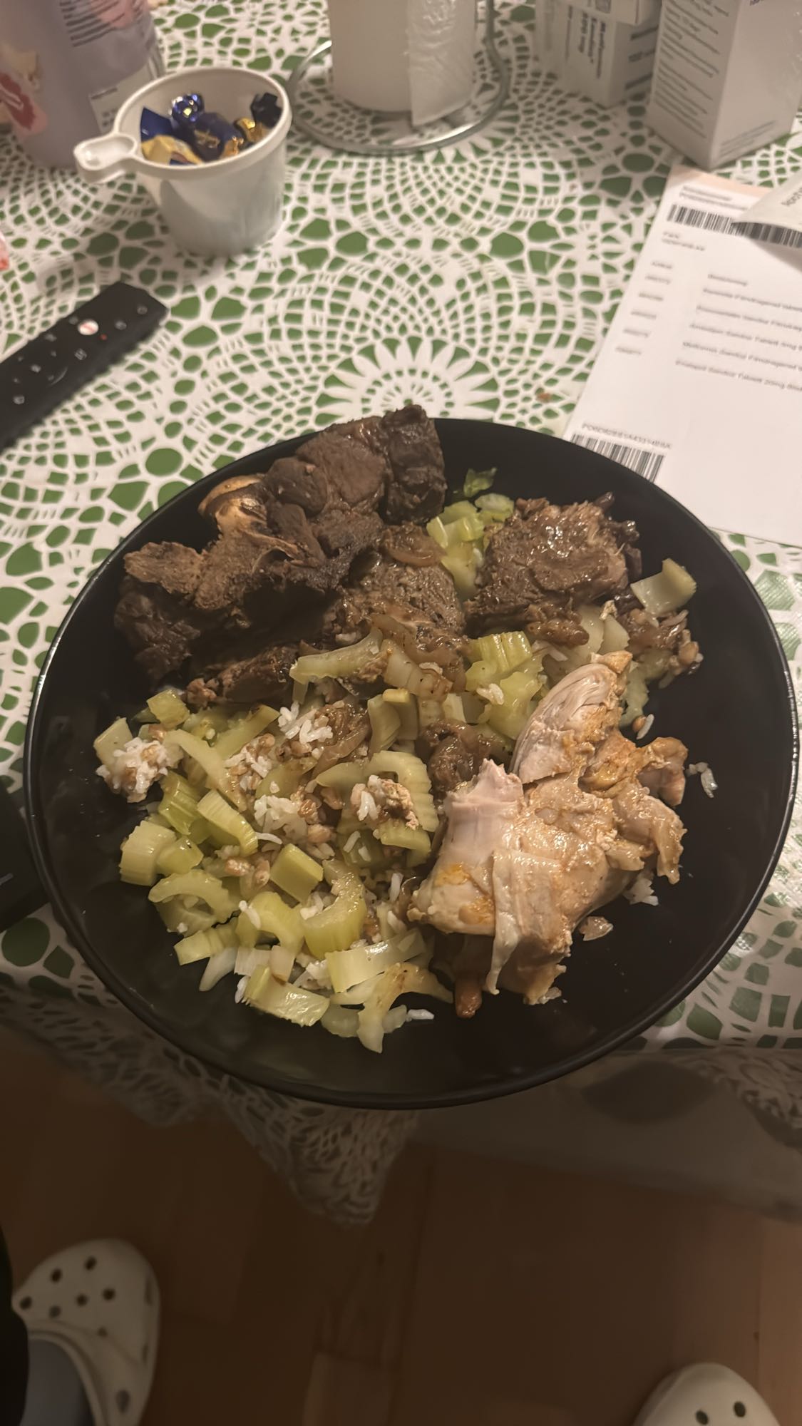 Köttgryta med ris