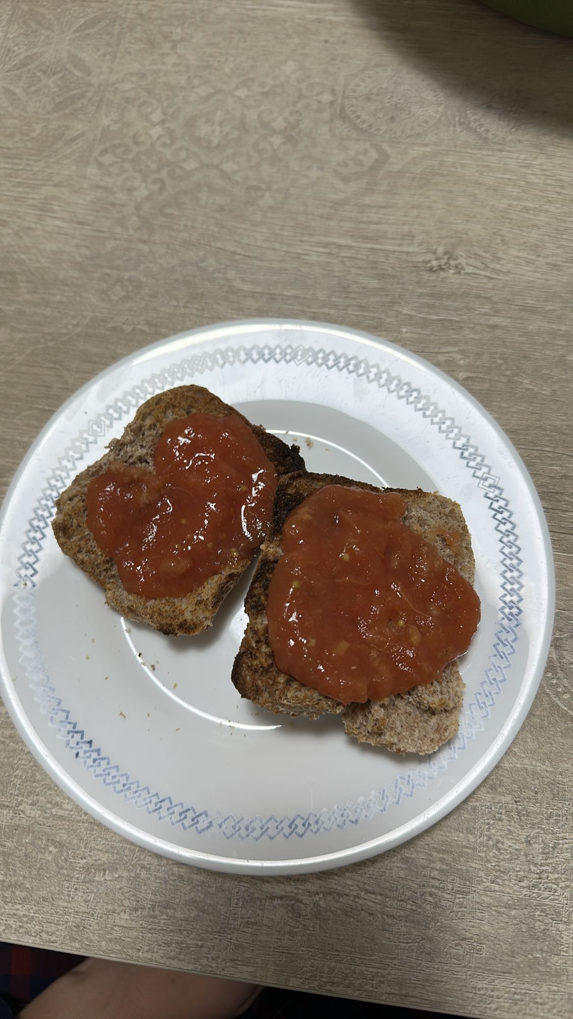 Tostadas con tomate