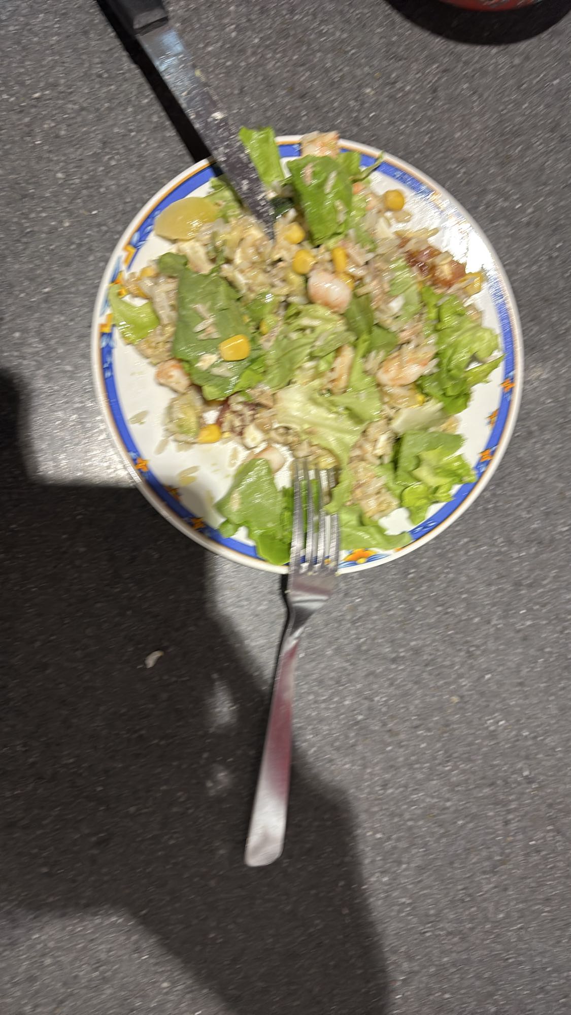 Salade crevettes maïs