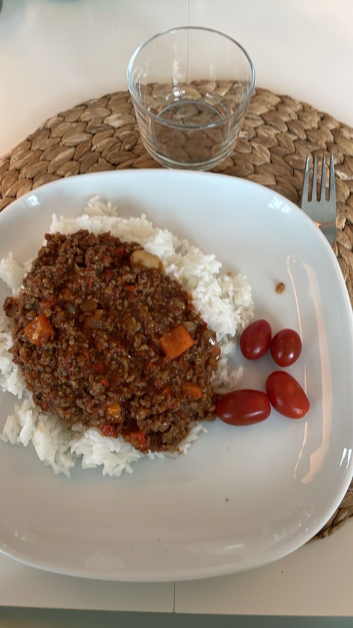 Köttfärssås med ris