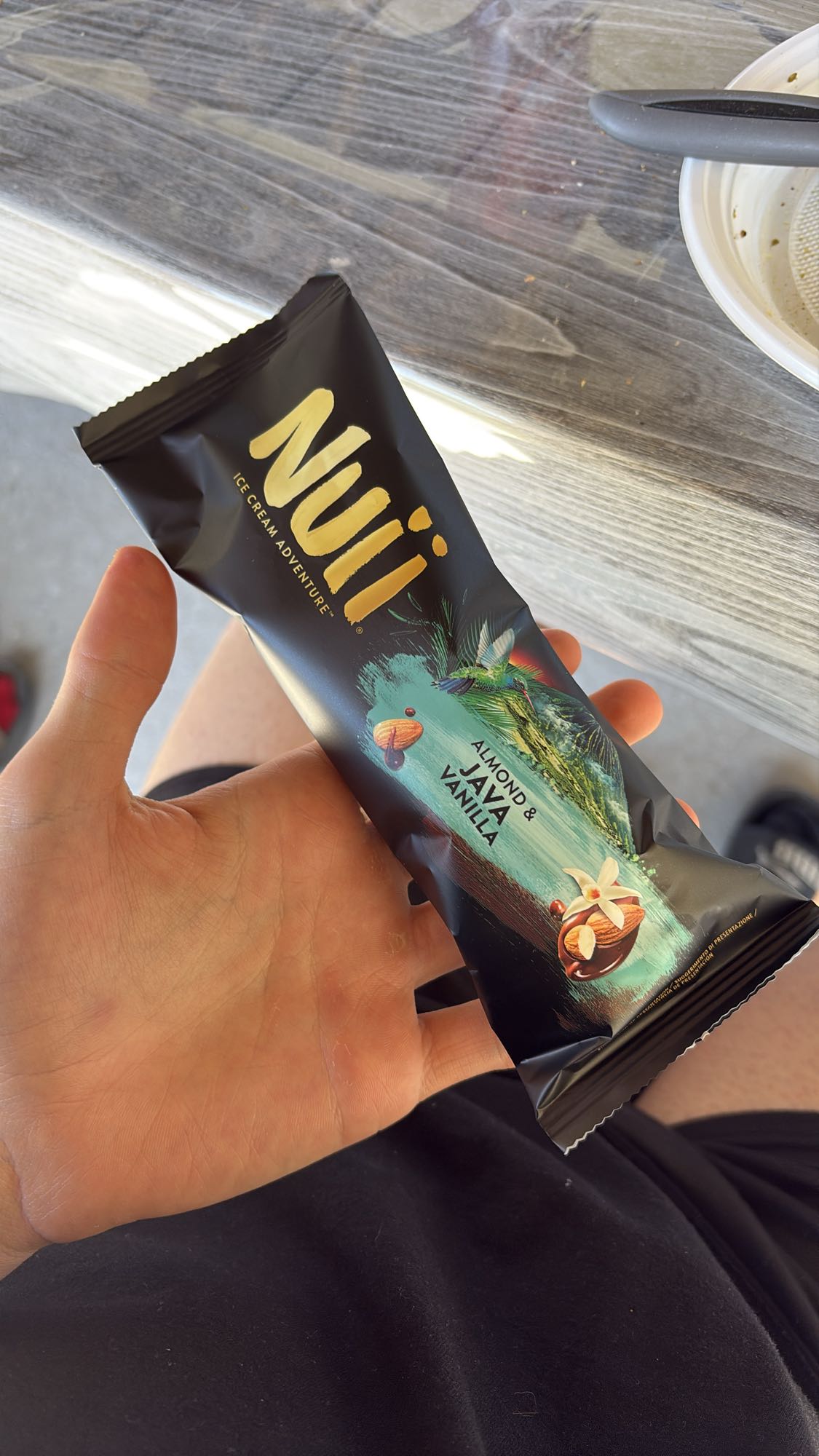 Glace amande vanille
