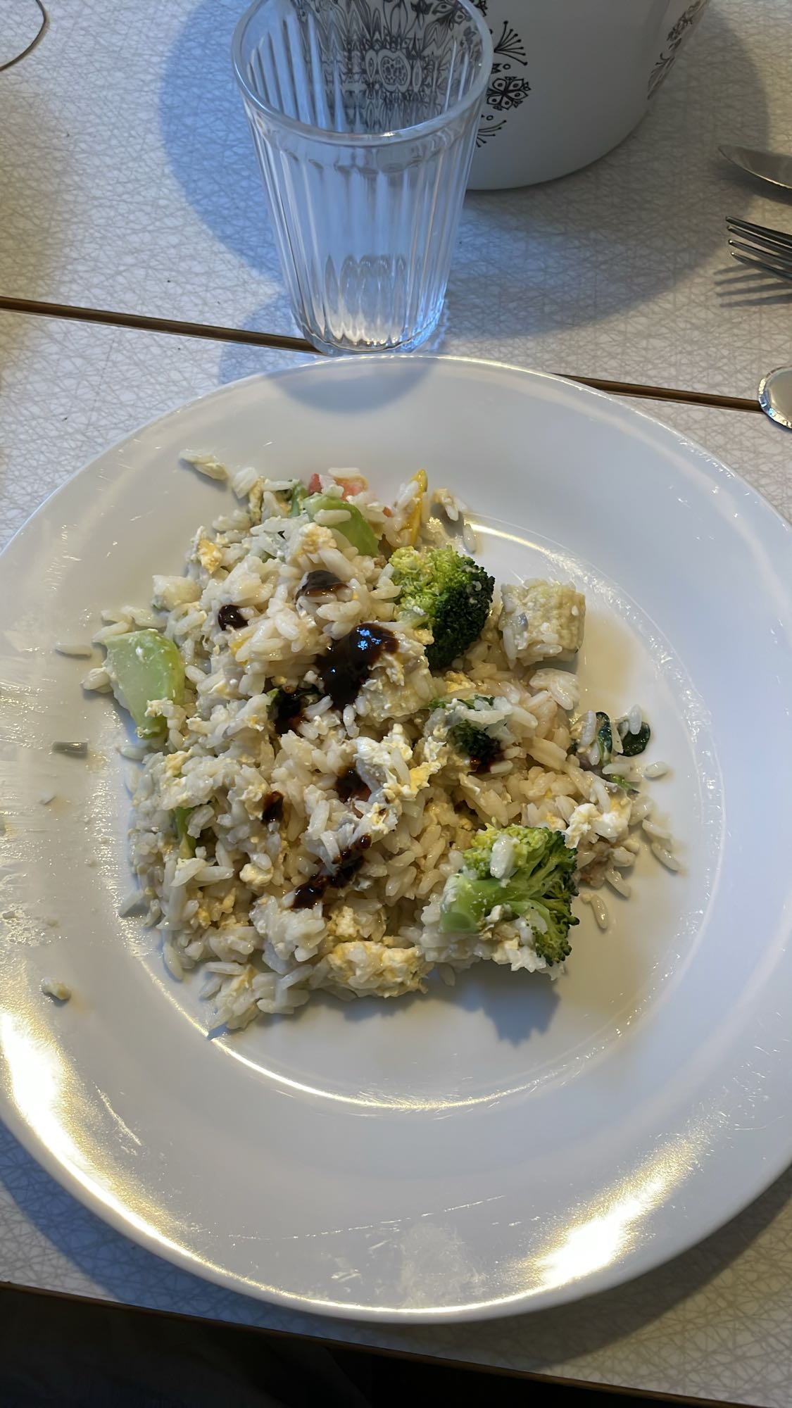 Stekt ris med ägg