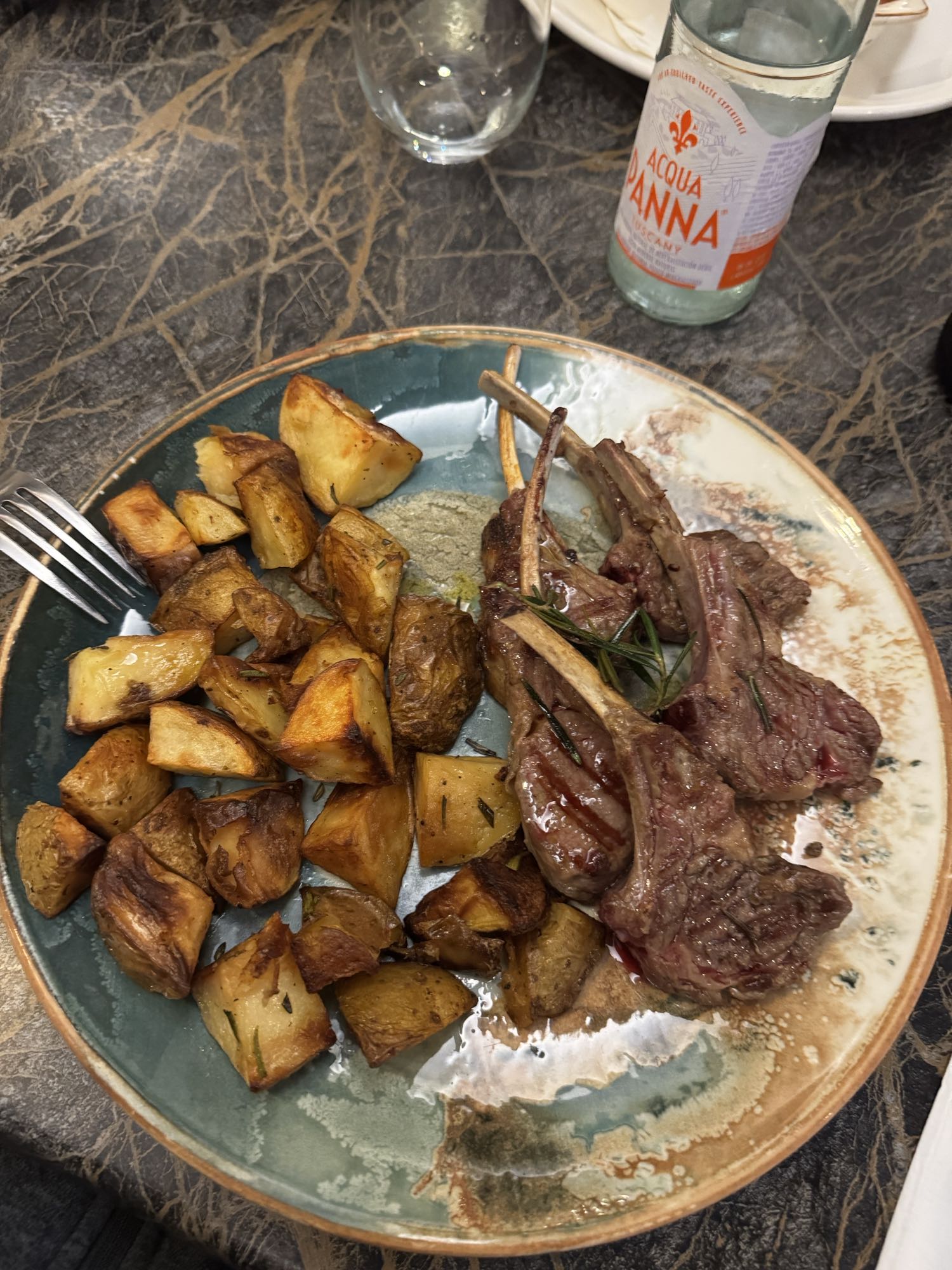 chuletas con patatas