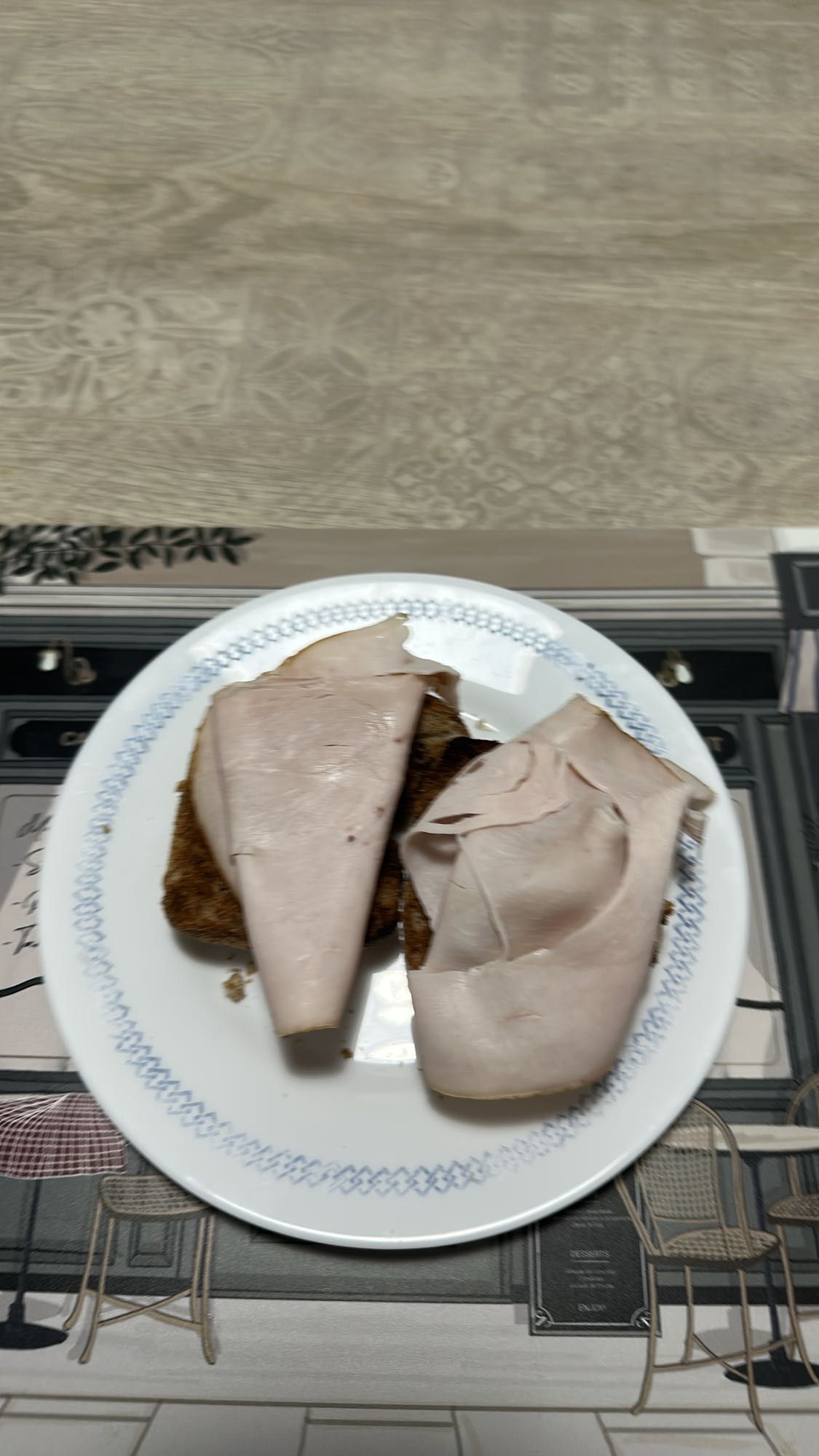 Tostadas con pavo