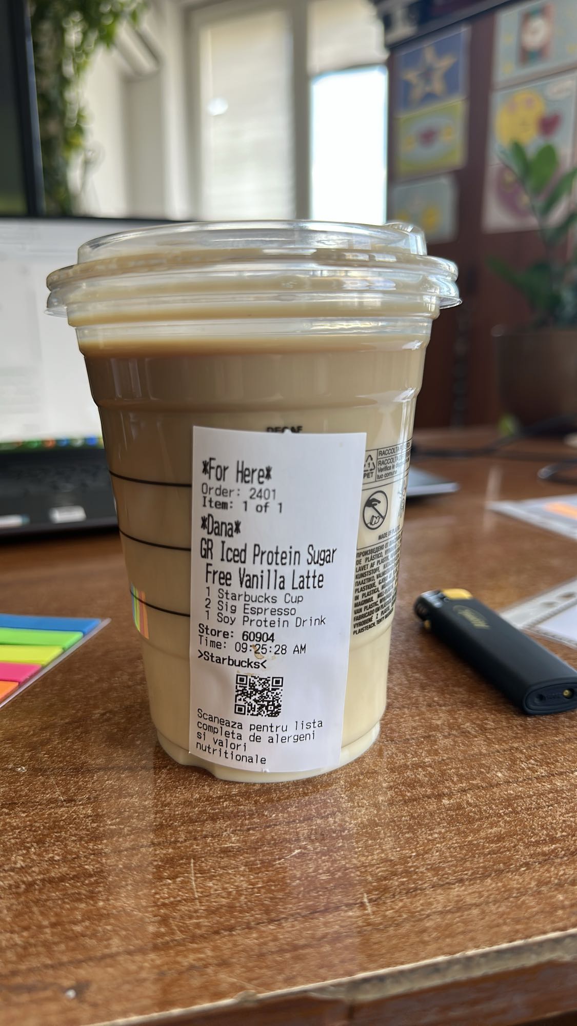 Iced Protein Vanilla Latte