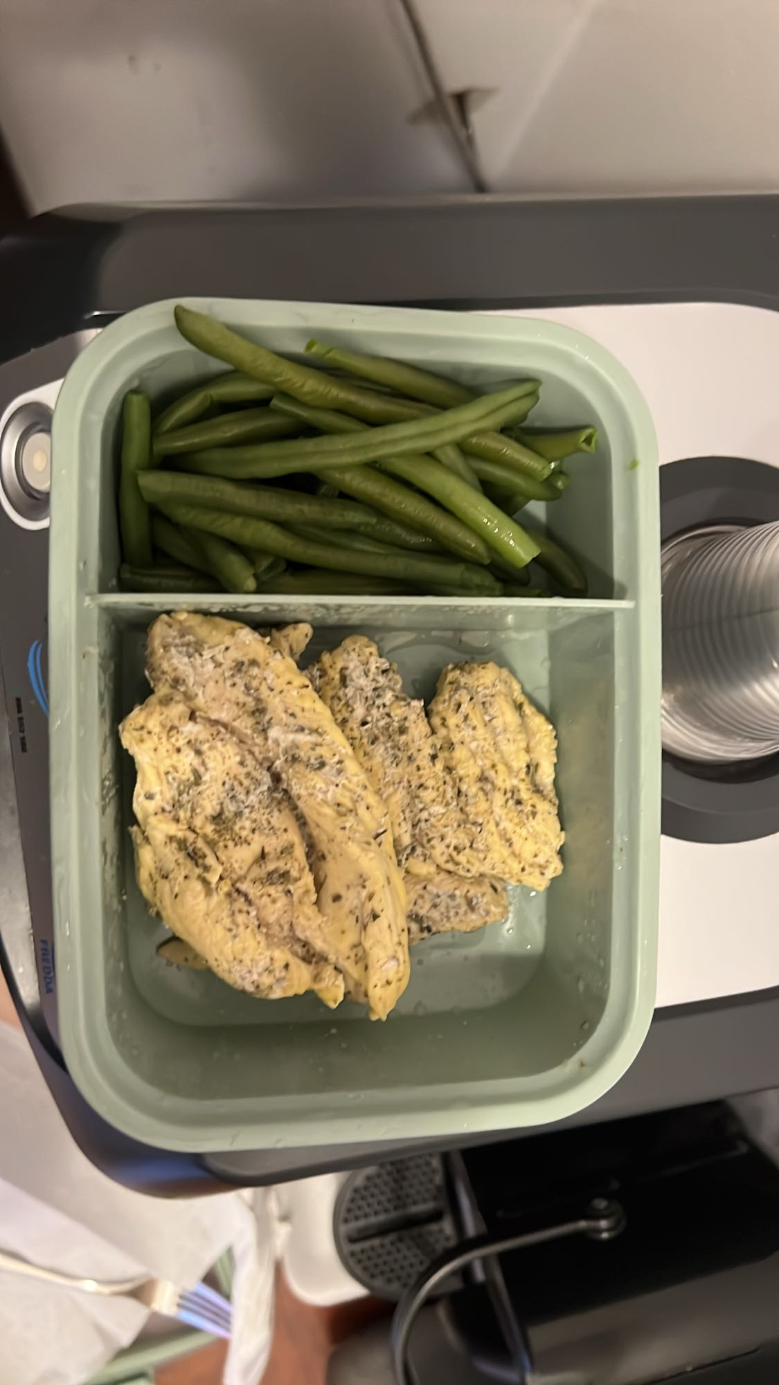 Pollo e fagiolini