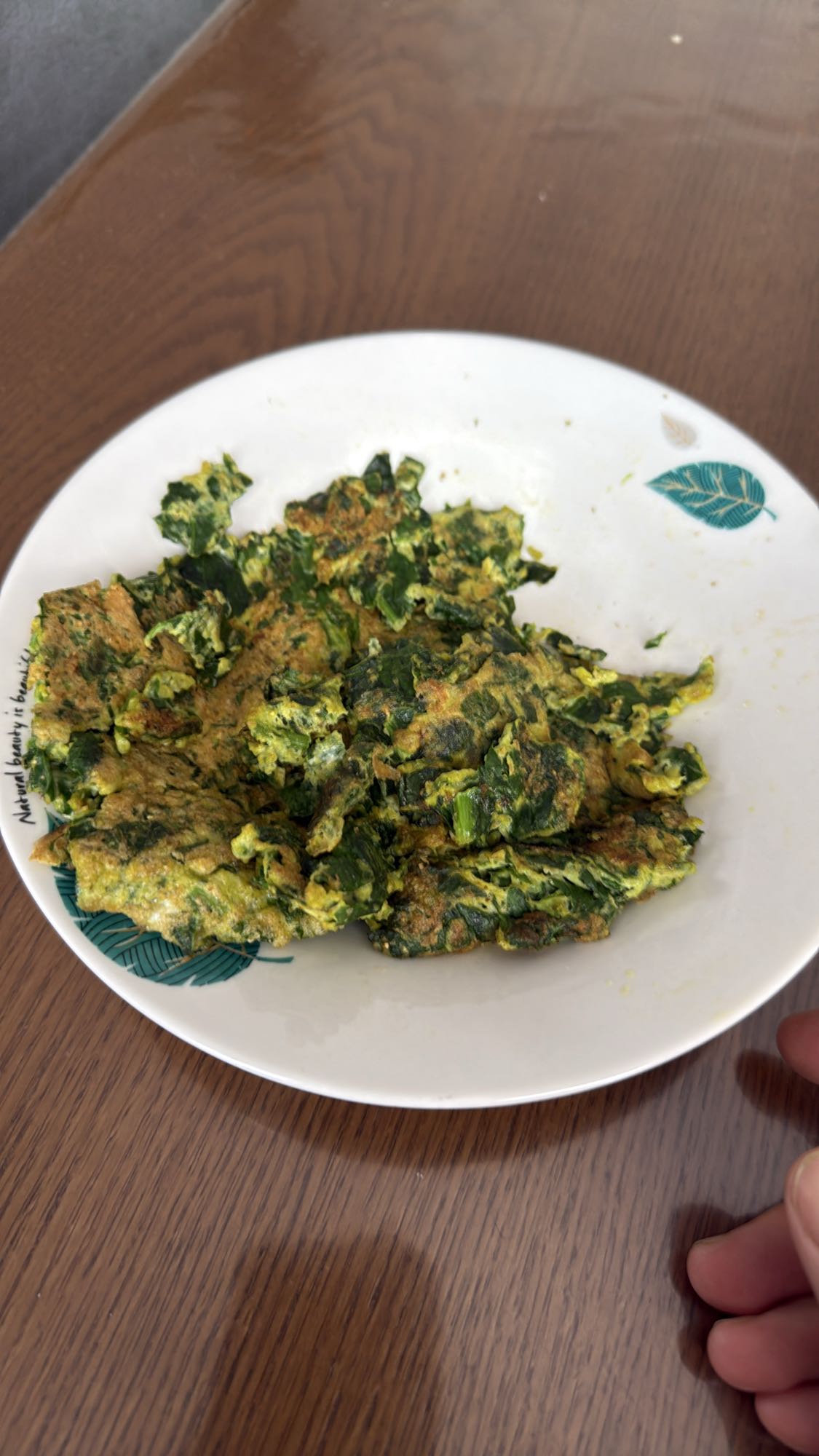 Spinach Omelette