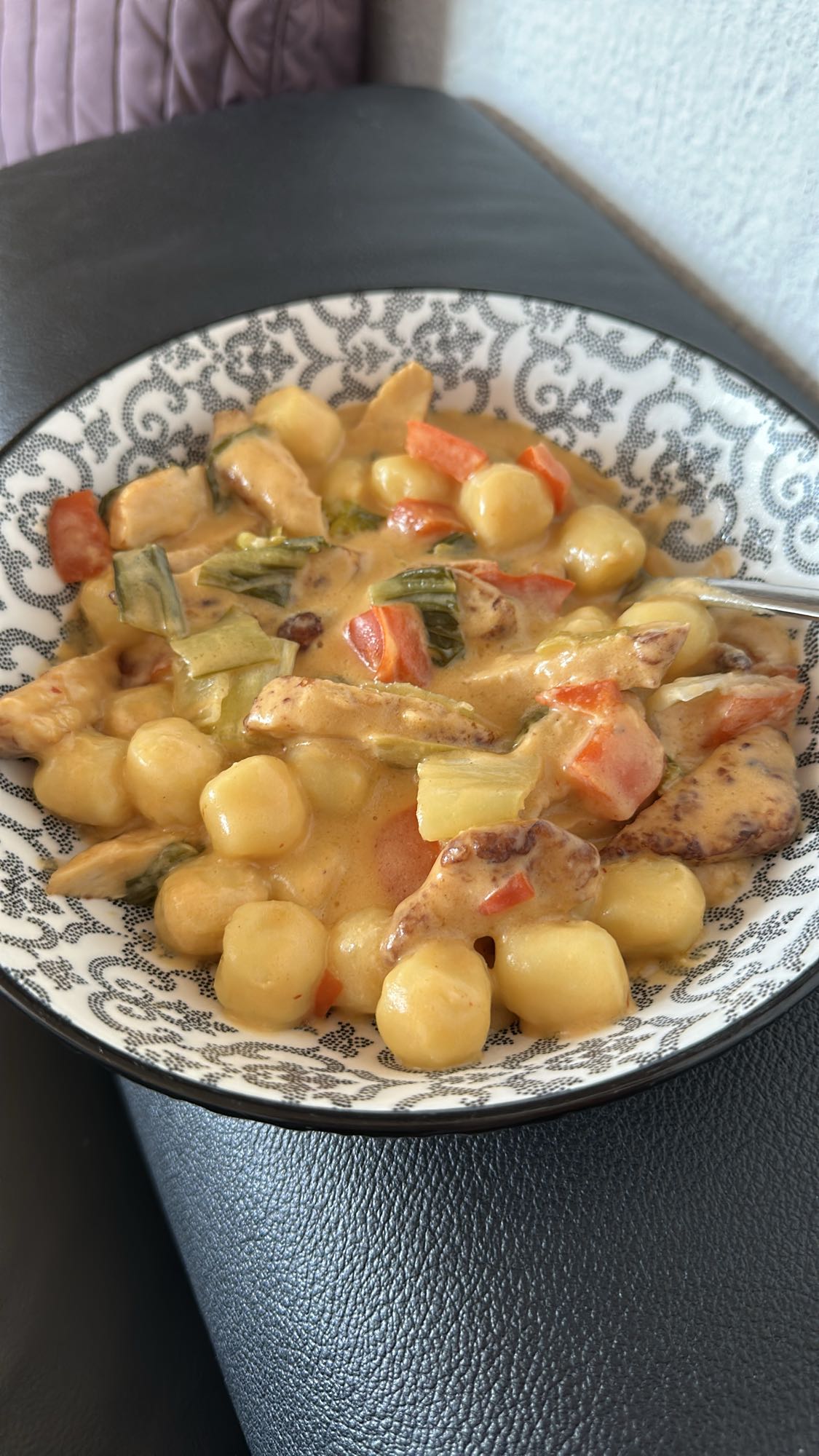 Gnocchi mit Huhn