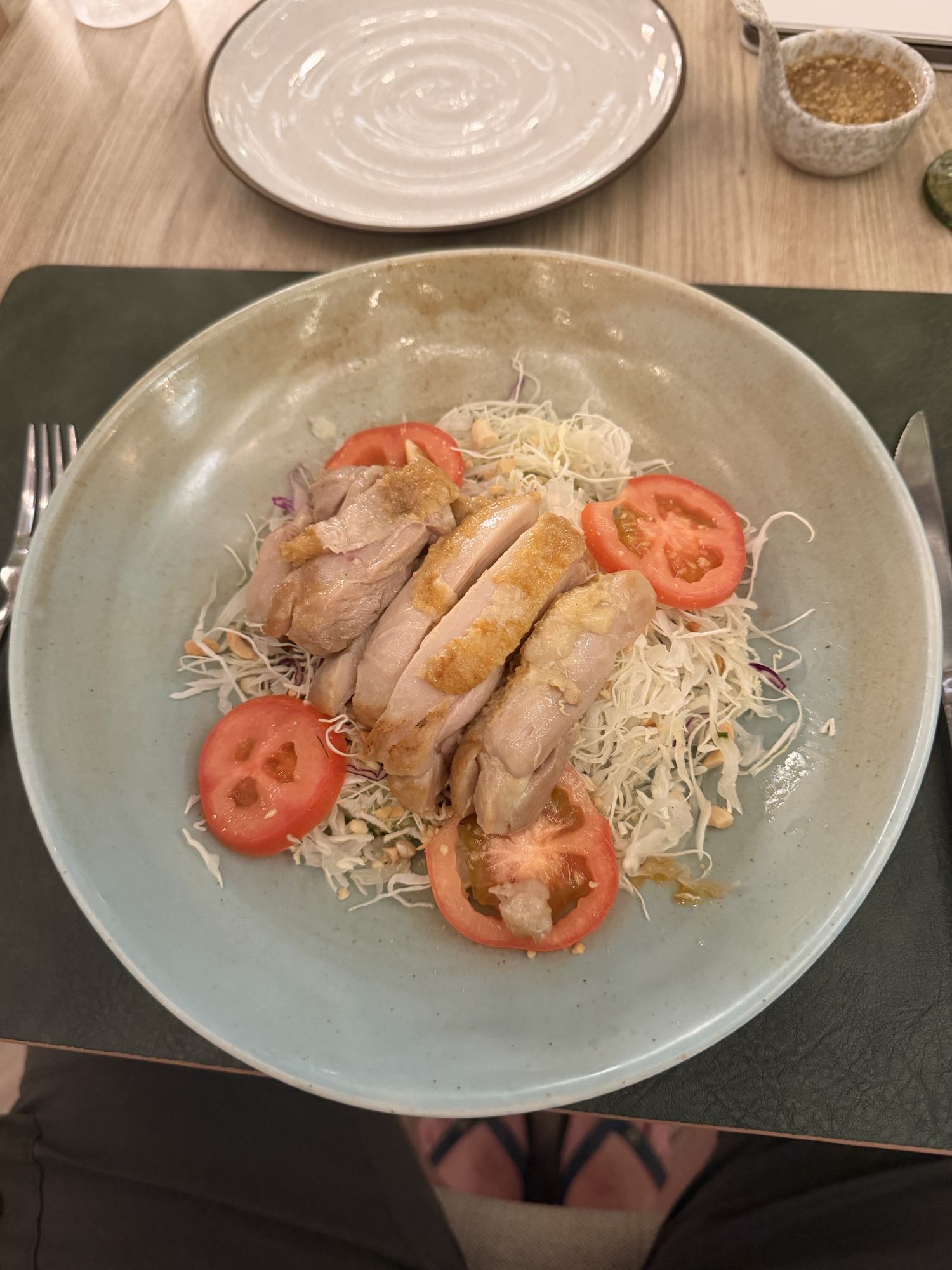Salada de frango