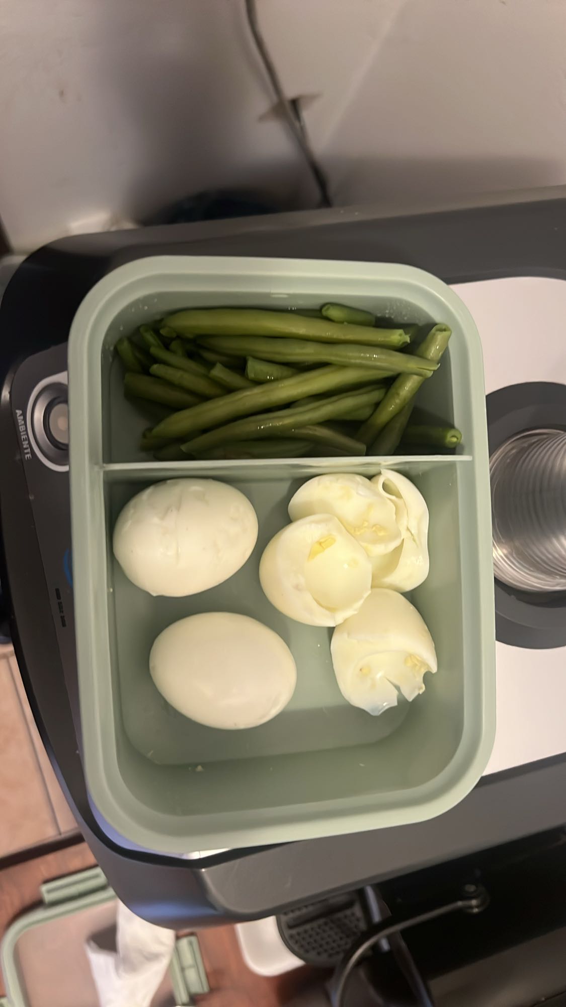 Huevos con judías