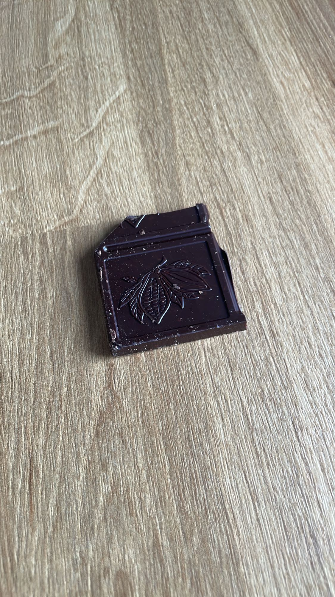 Kawałek gorzkiej czekolady