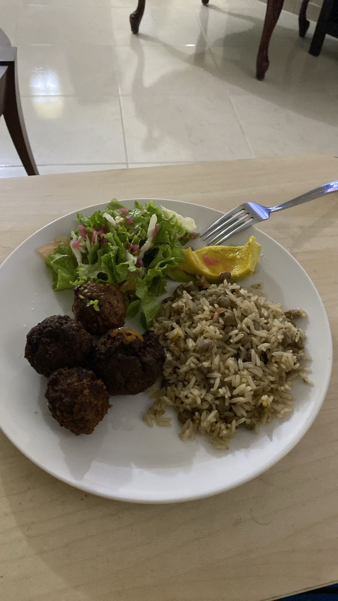 Albóndigas con arroz