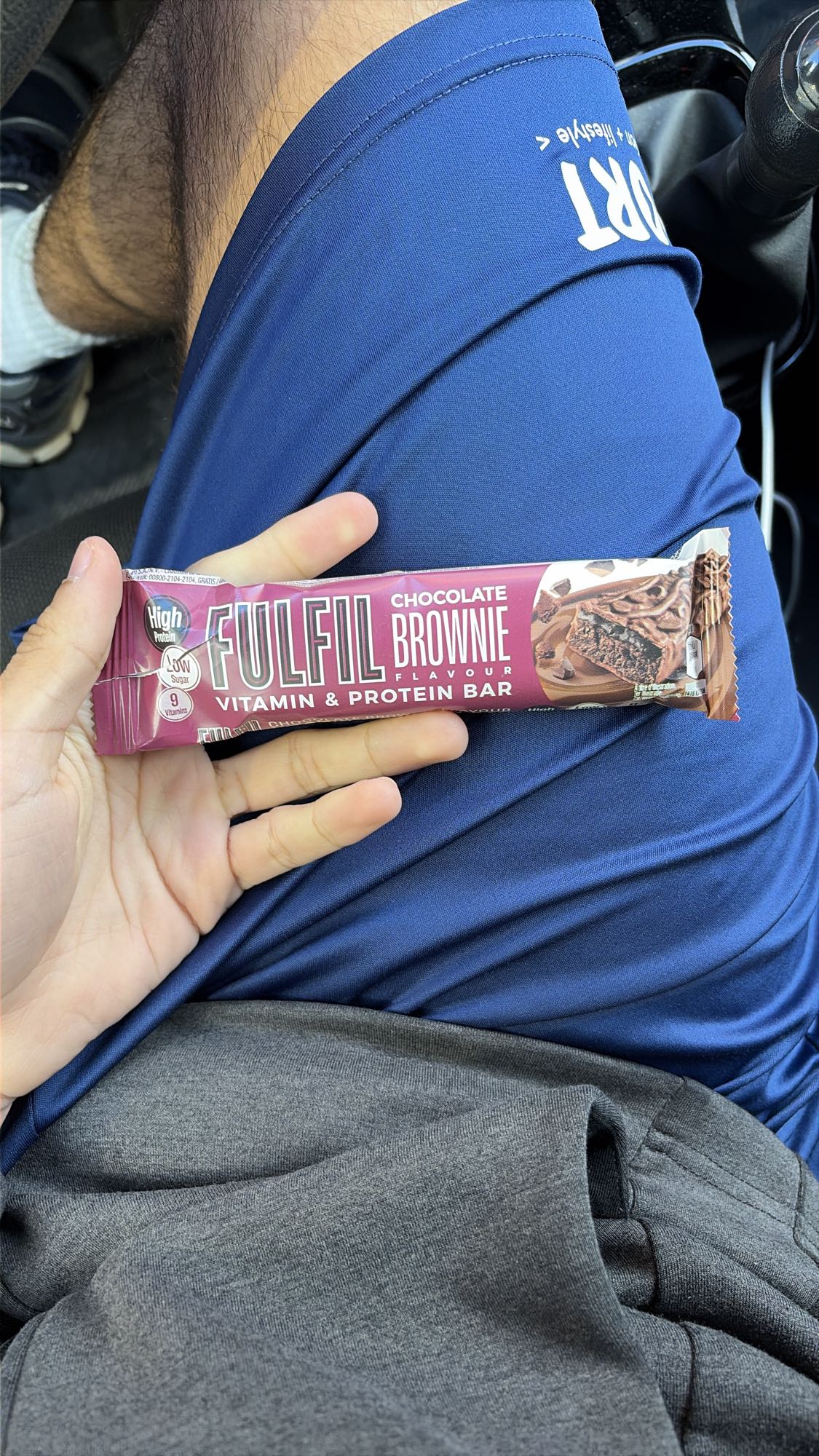 Barre protéinée brownie