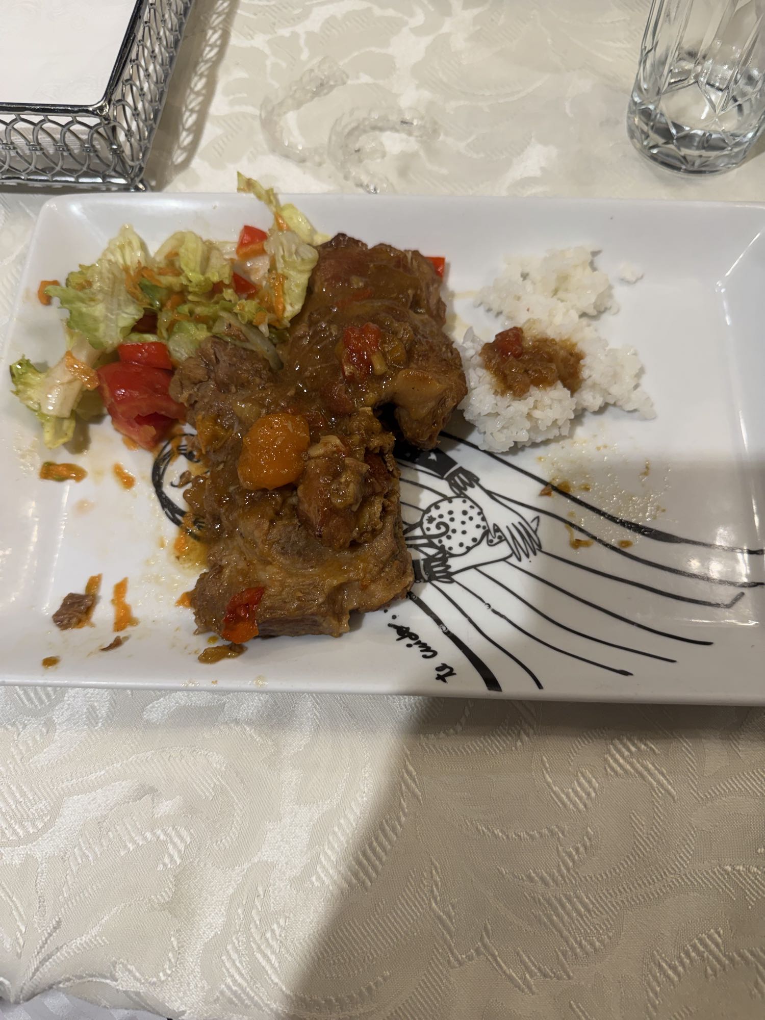 estofado con arroz