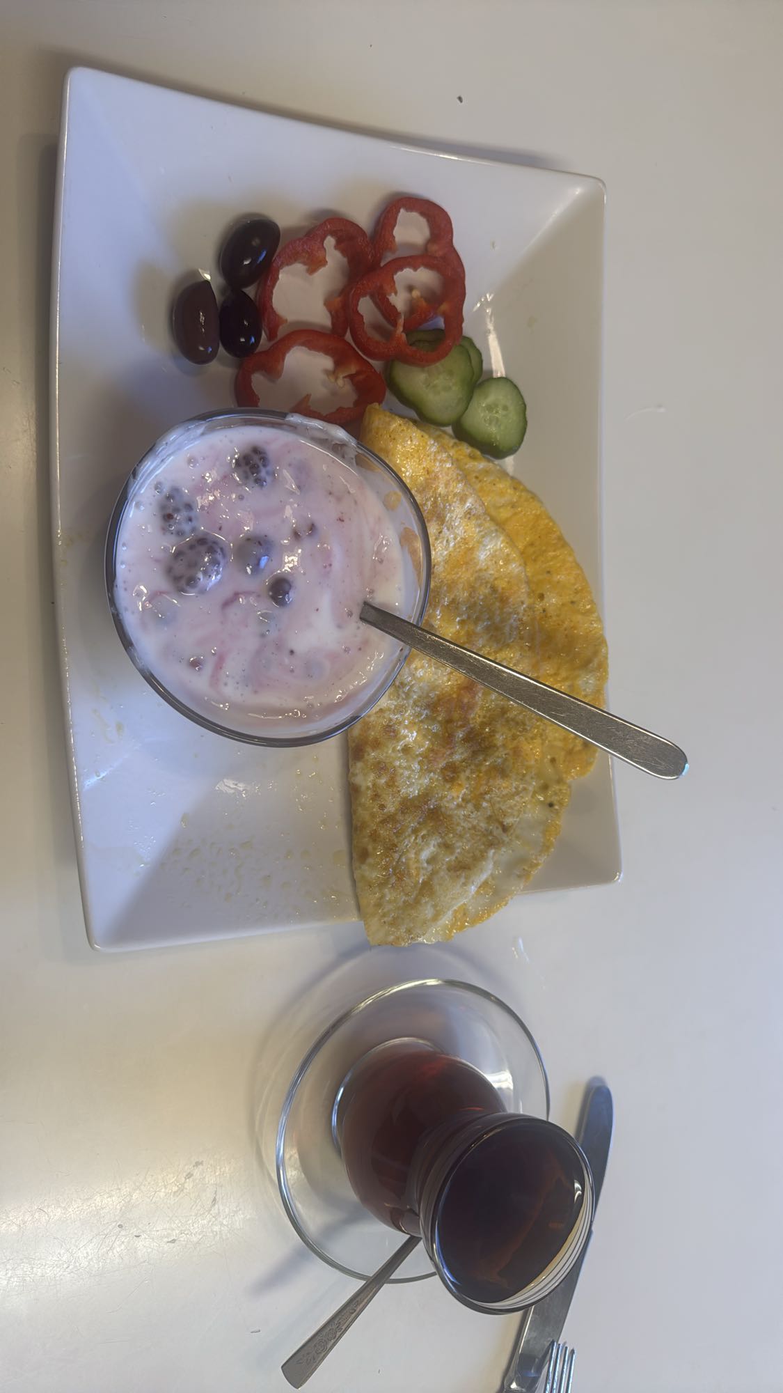 Omelett med yoghurt