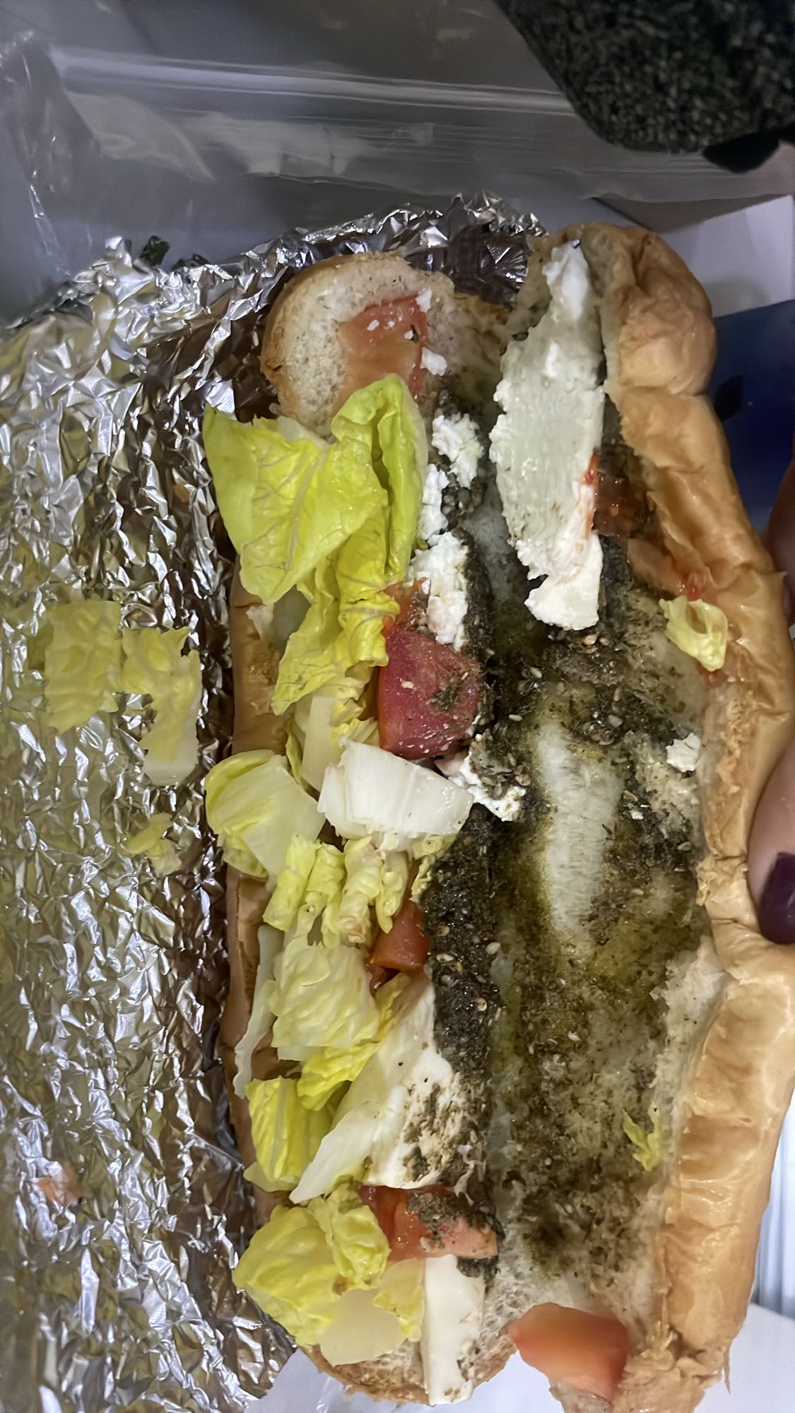 Zaatar Cheese Sandwich