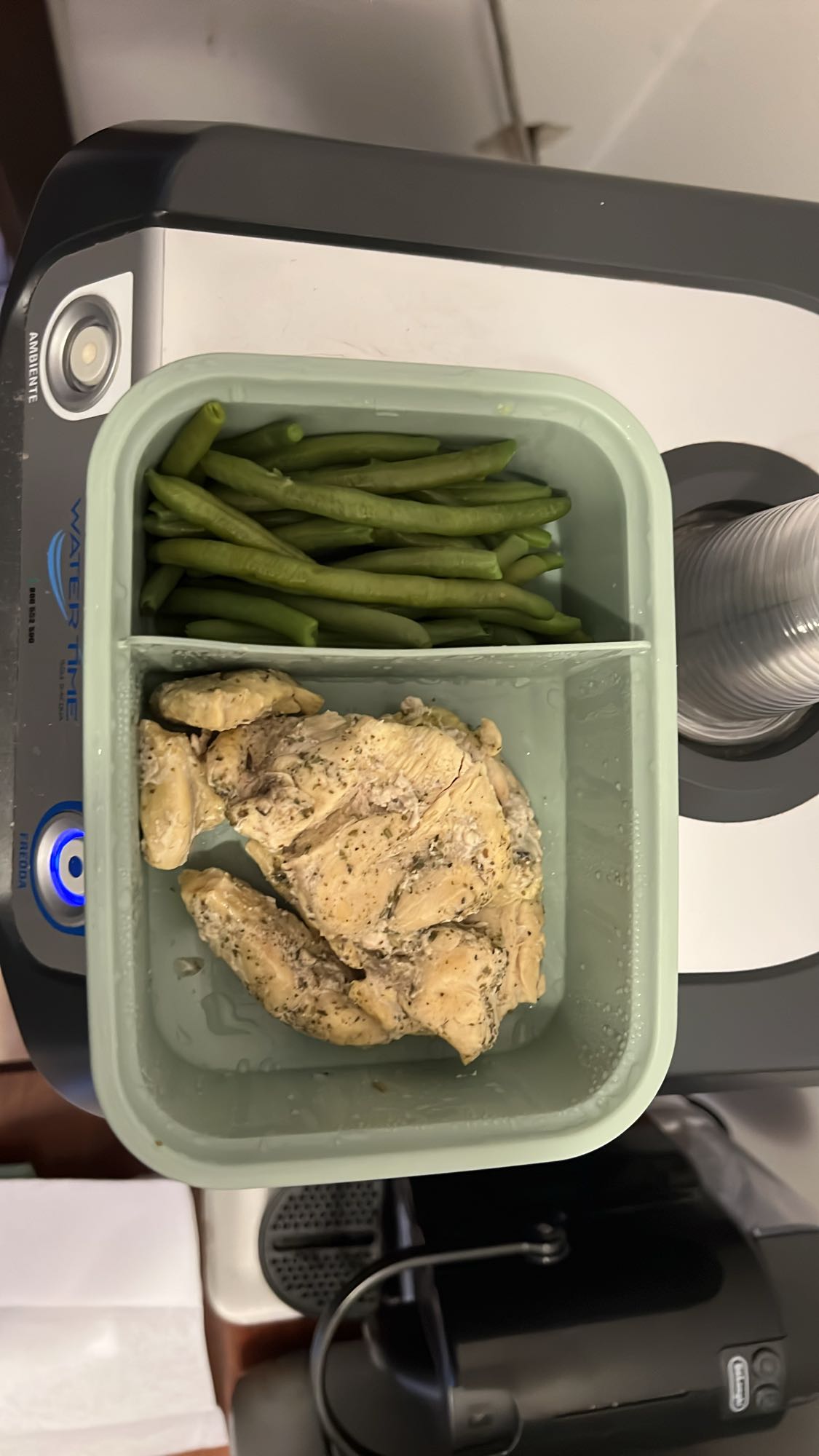 Pollo e fagiolini