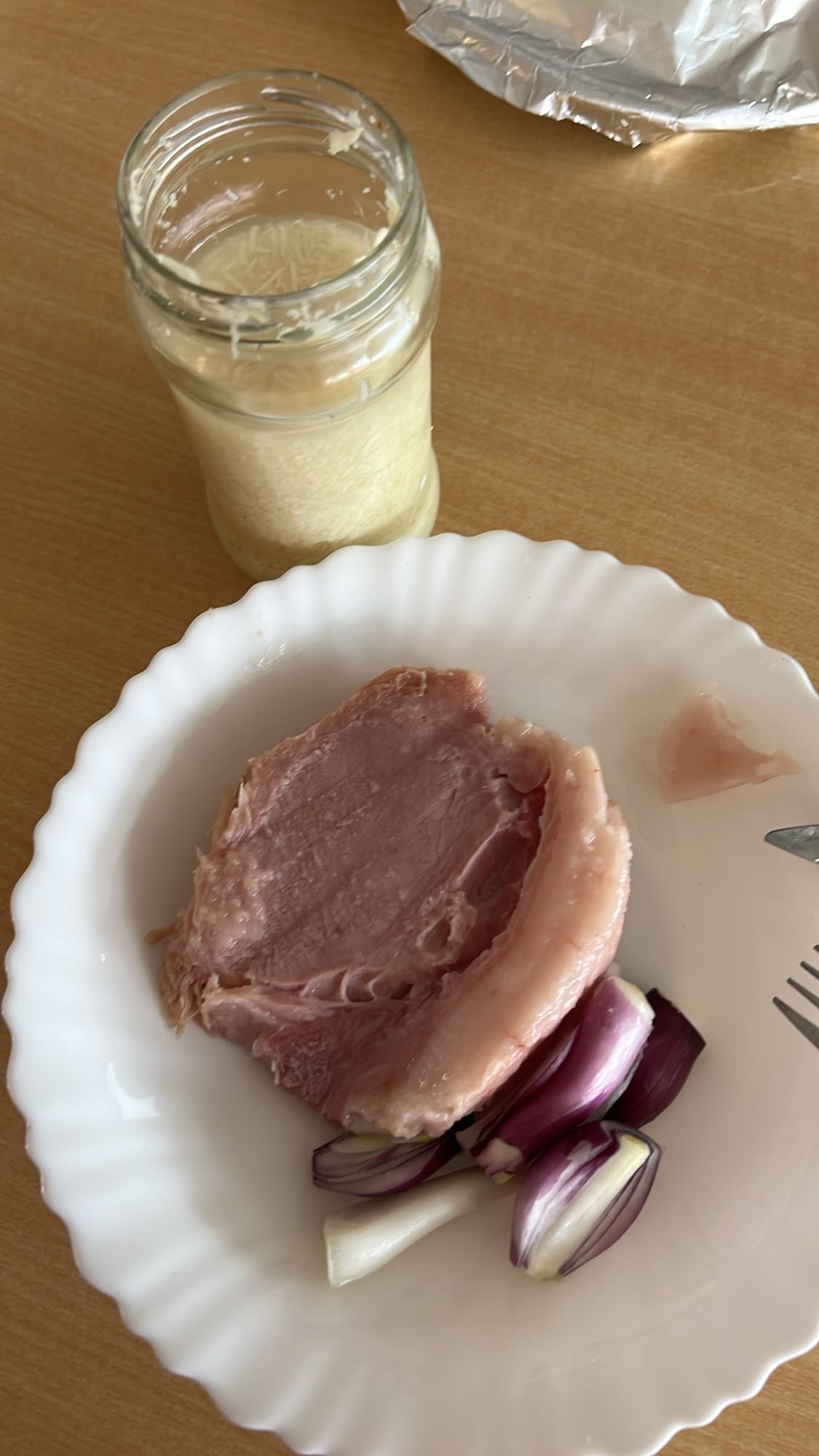 Cotlet de porc cu ceapa